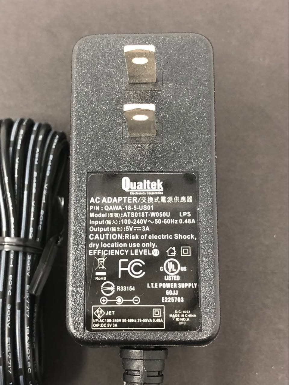 Delta Electronics ADP-15TB Power Adapter 5V 3A Barrel 5.46mm Pre-Owned - Thumbnail 2