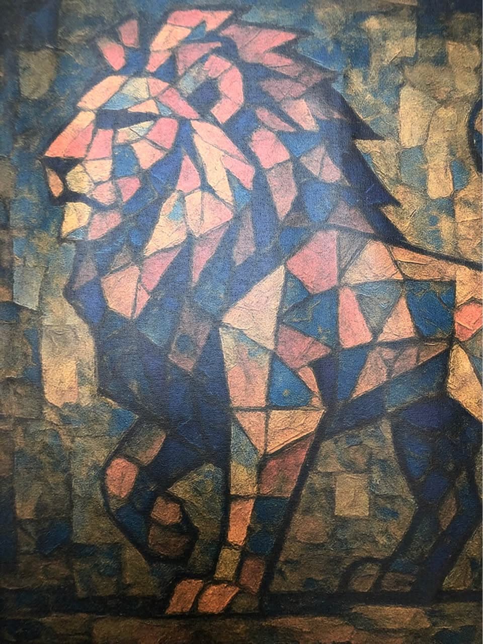 Dorit Levi "The Dance" Print 28"x28" - New, Vibrant Wall Art - Thumbnail 2