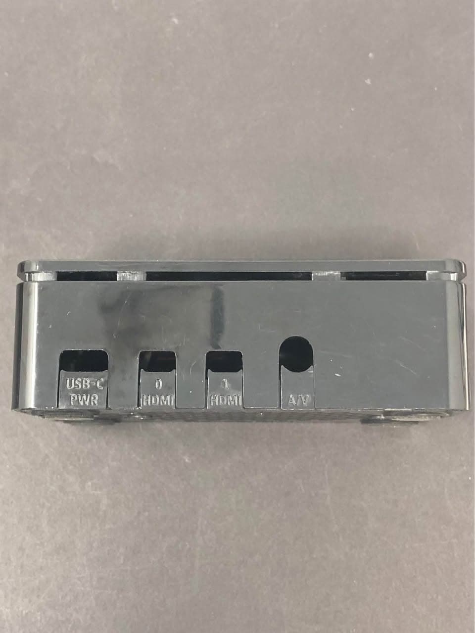 CanaKit Raspberry Pi 4 Case Premium Black High-Gloss Pre-Owned - Thumbnail 5