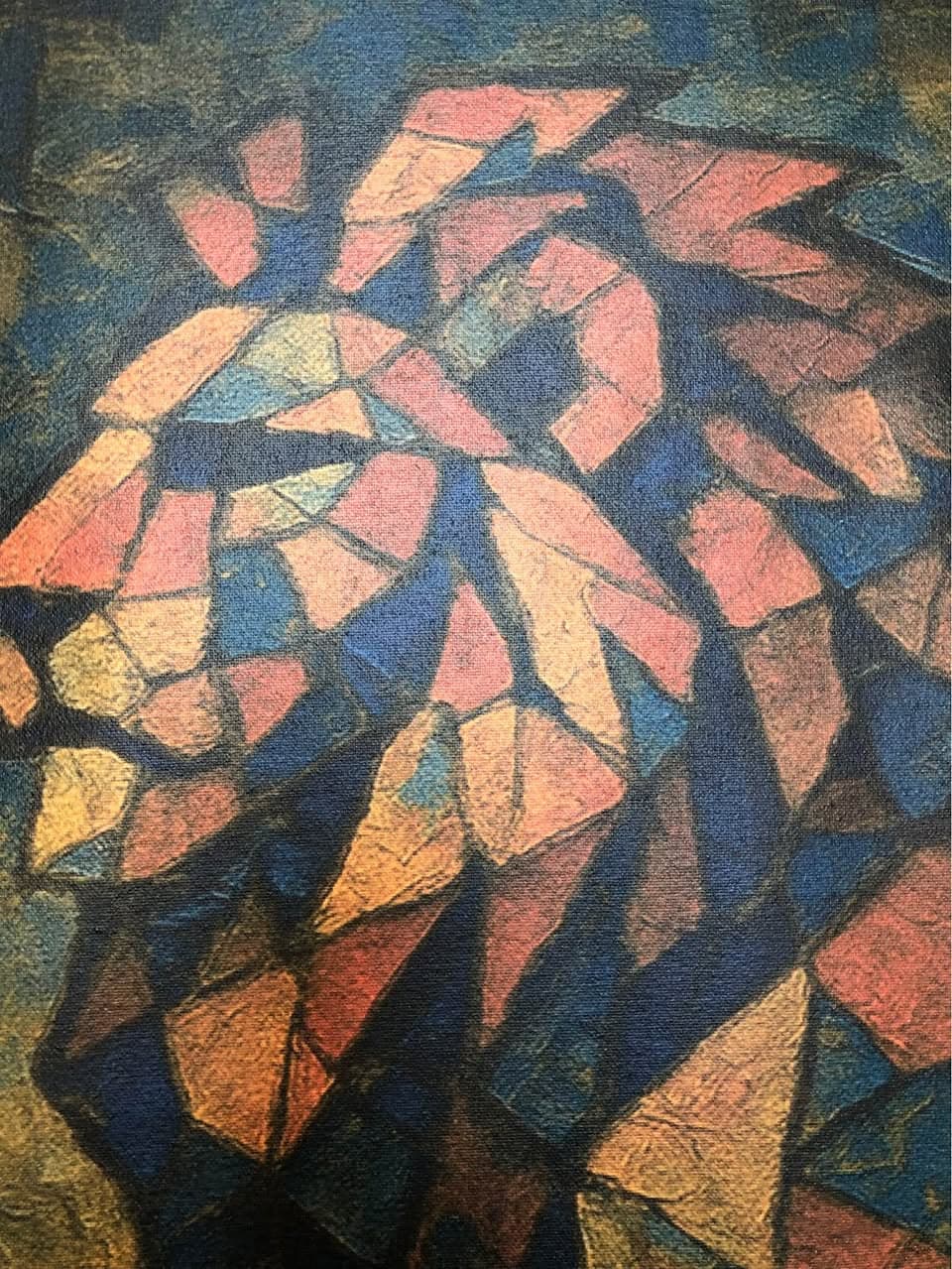 Dorit Levi "The Dance" Print 28"x28" - New, Vibrant Wall Art - Thumbnail 3
