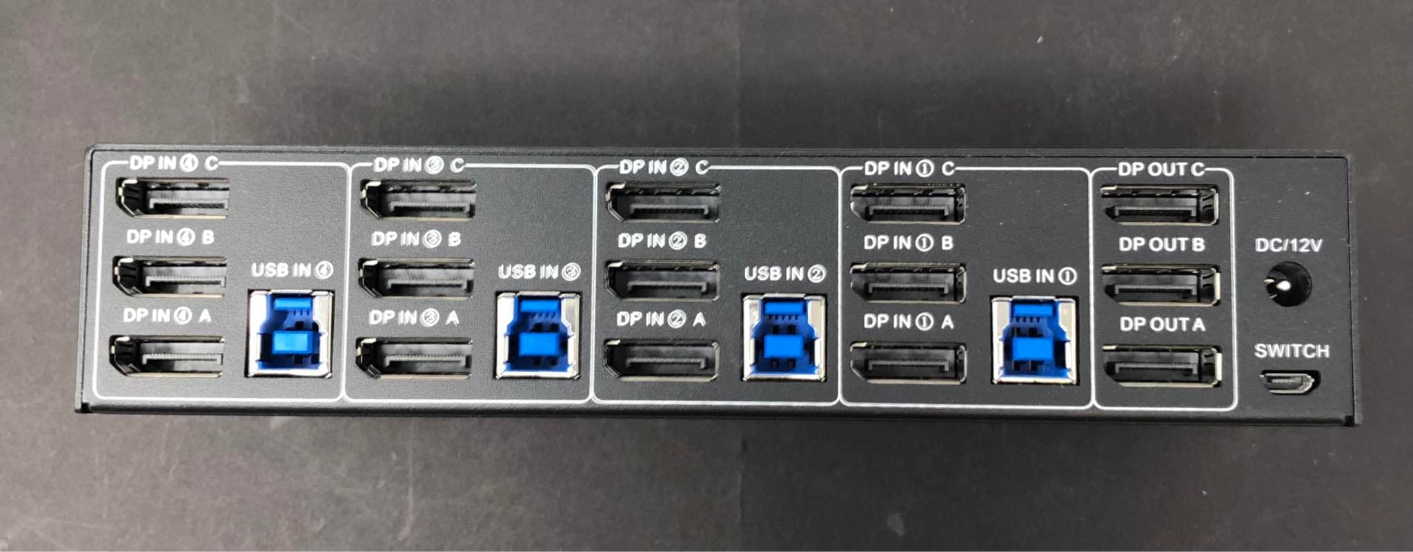 CKLau 4x3 Triple Monitor KVM Switch 8K@60Hz 4K@144Hz Pre-Owned - Thumbnail 10