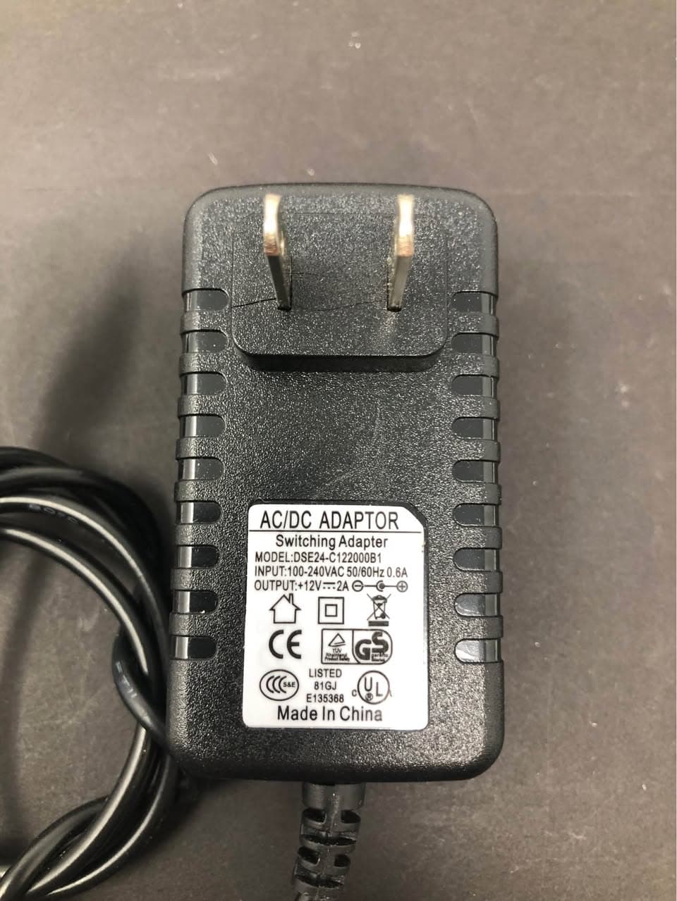 DVE DSA-12PFA-12 FUS 120200 AC/DC Adapter 12V 2A 5.5mm Barrel Pre-Owned - Thumbnail 4