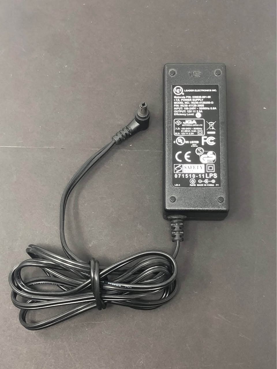 LEI NU30-41220250 Power Supply 12V 2.5A Adapter Pre-Owned