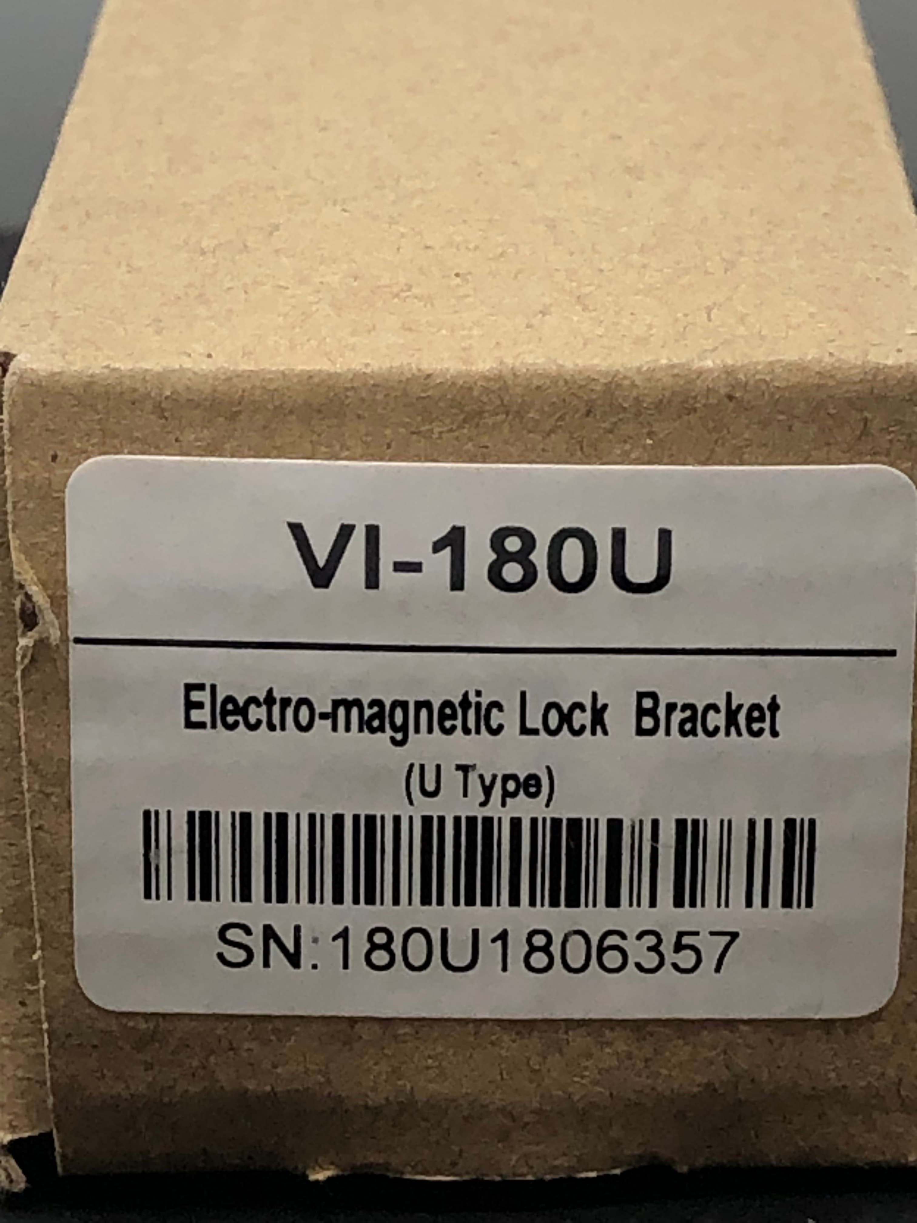 VI-180U Electro-magnetic Lock Bracket U Type - New, Secure Mounting - Thumbnail 2