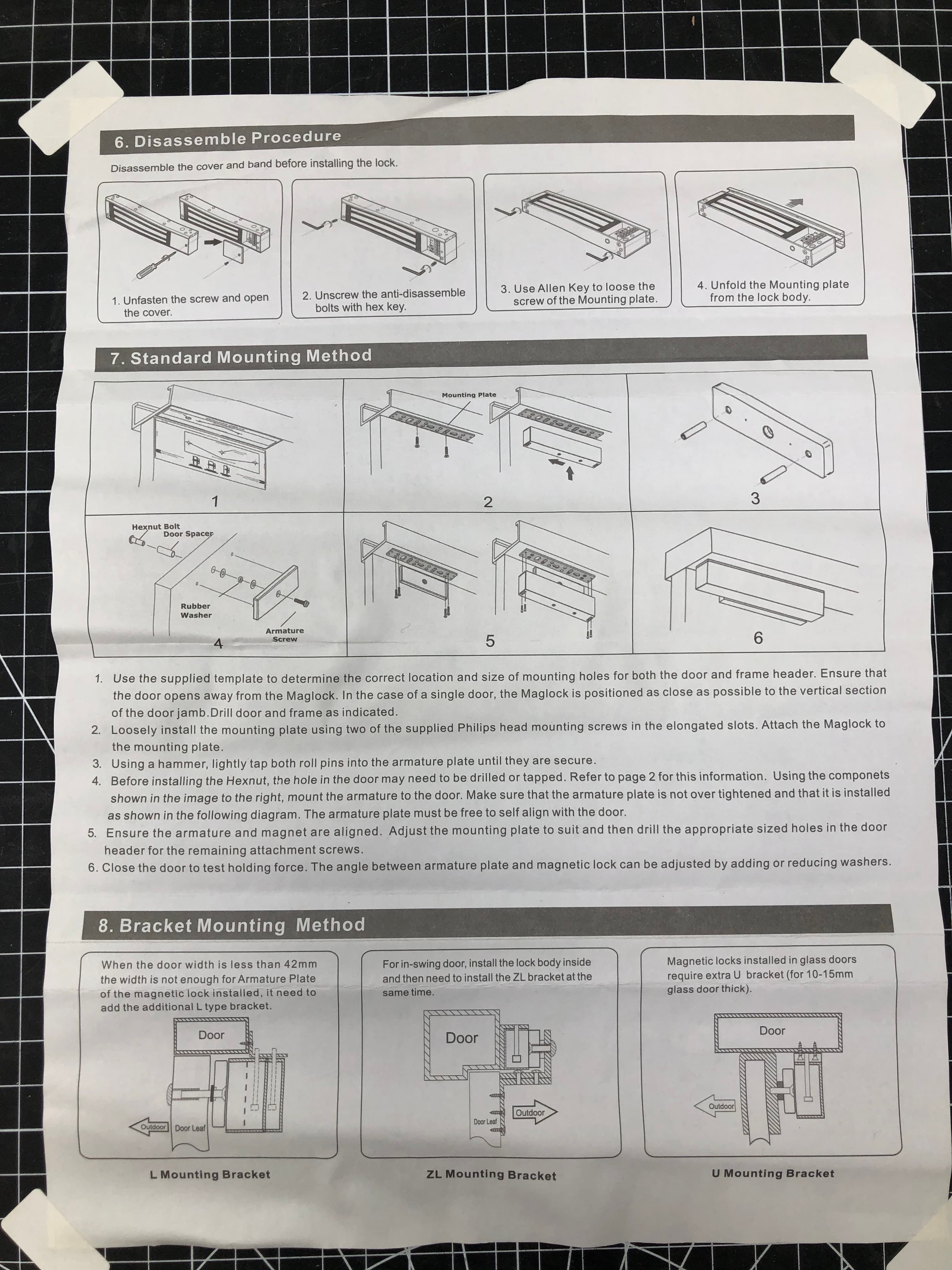 VI-180B Double Door Magnetic Lock 180KG/350Lbs - New in Box - Thumbnail 20