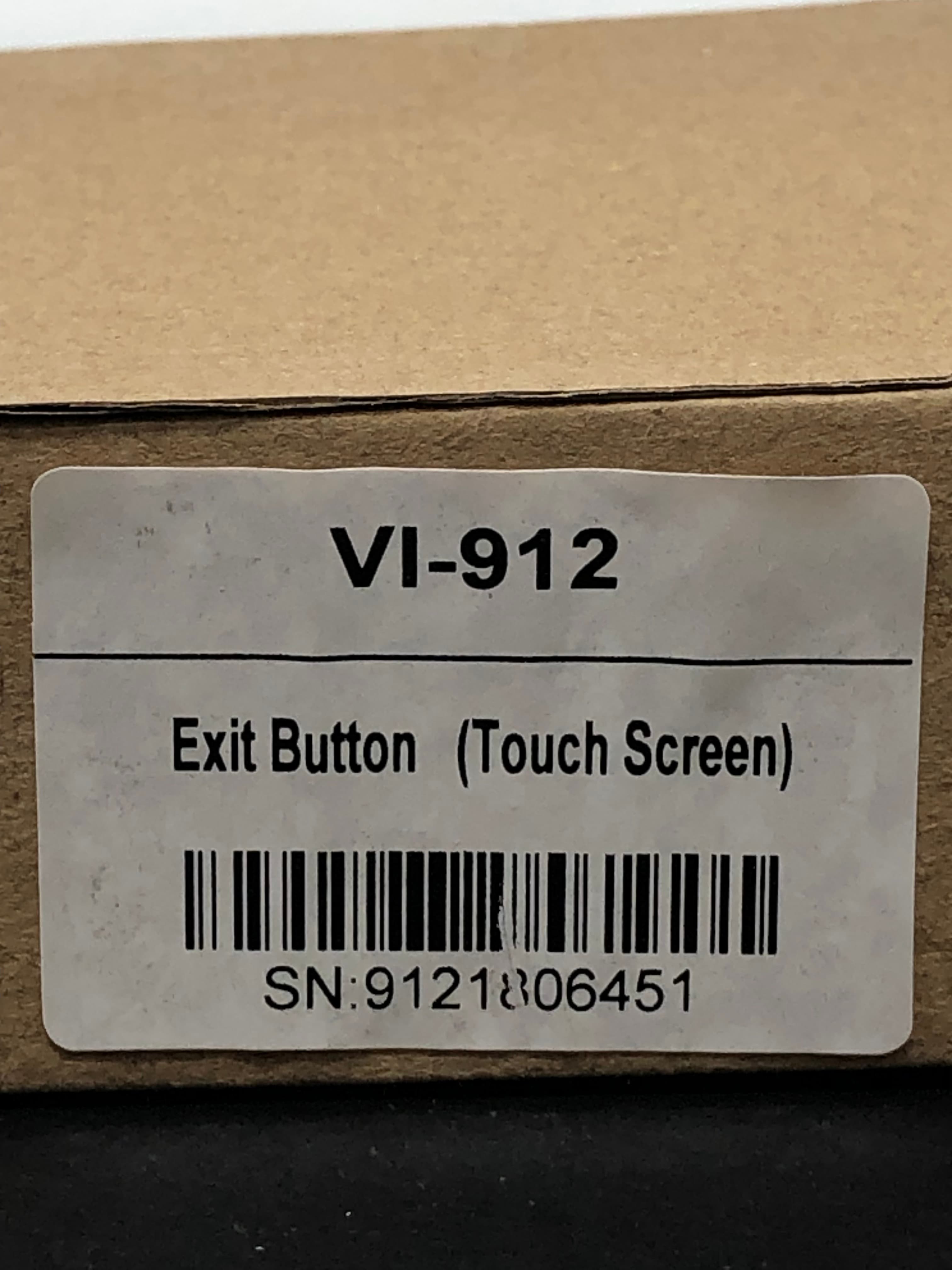 VI-912 Touch Screen Exit Button - New, Secure Access Control System - Thumbnail 2