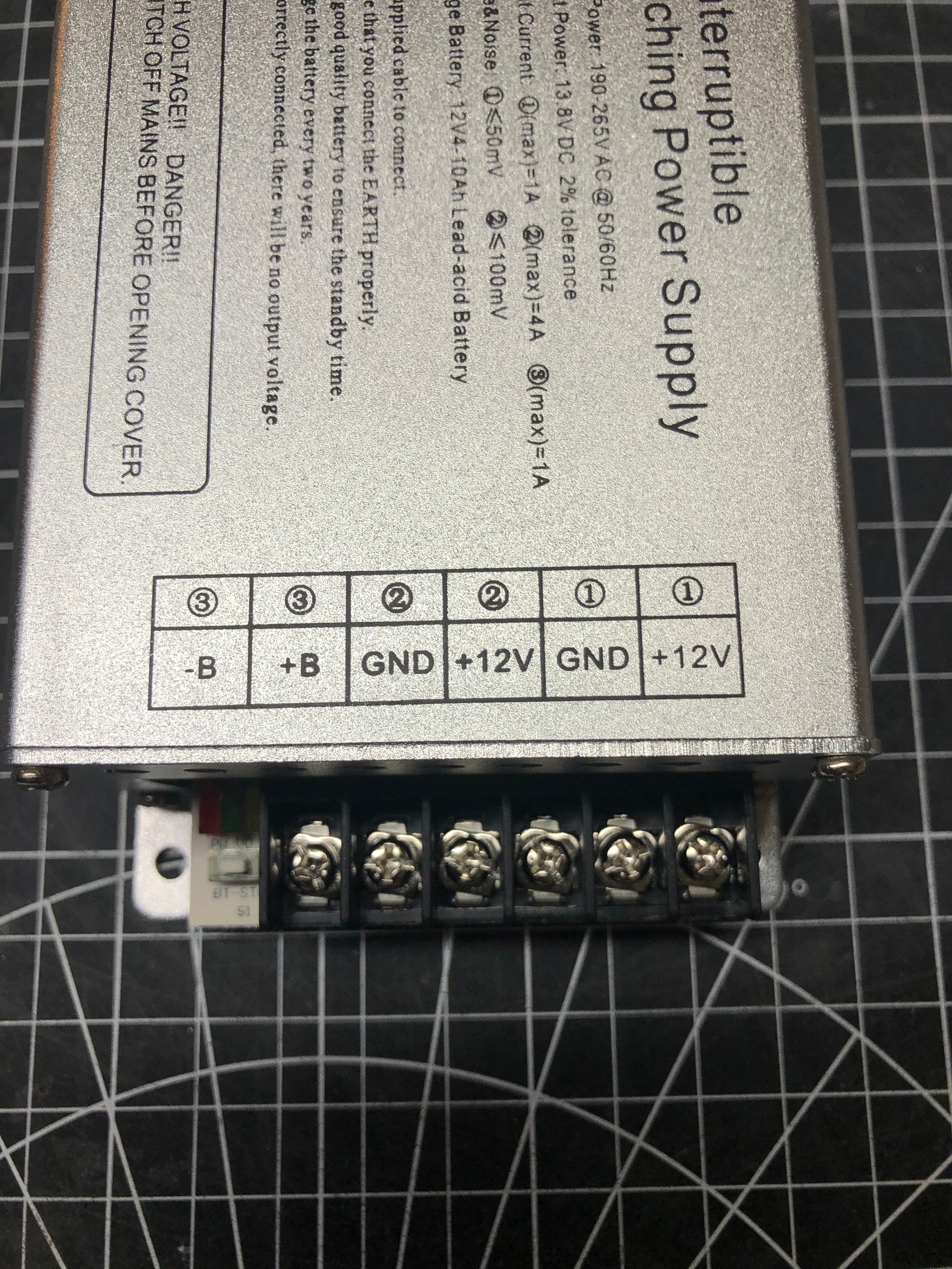 12V 5A Uninterruptible Power Supply UPS - New, Compact, Global Use - Thumbnail 2