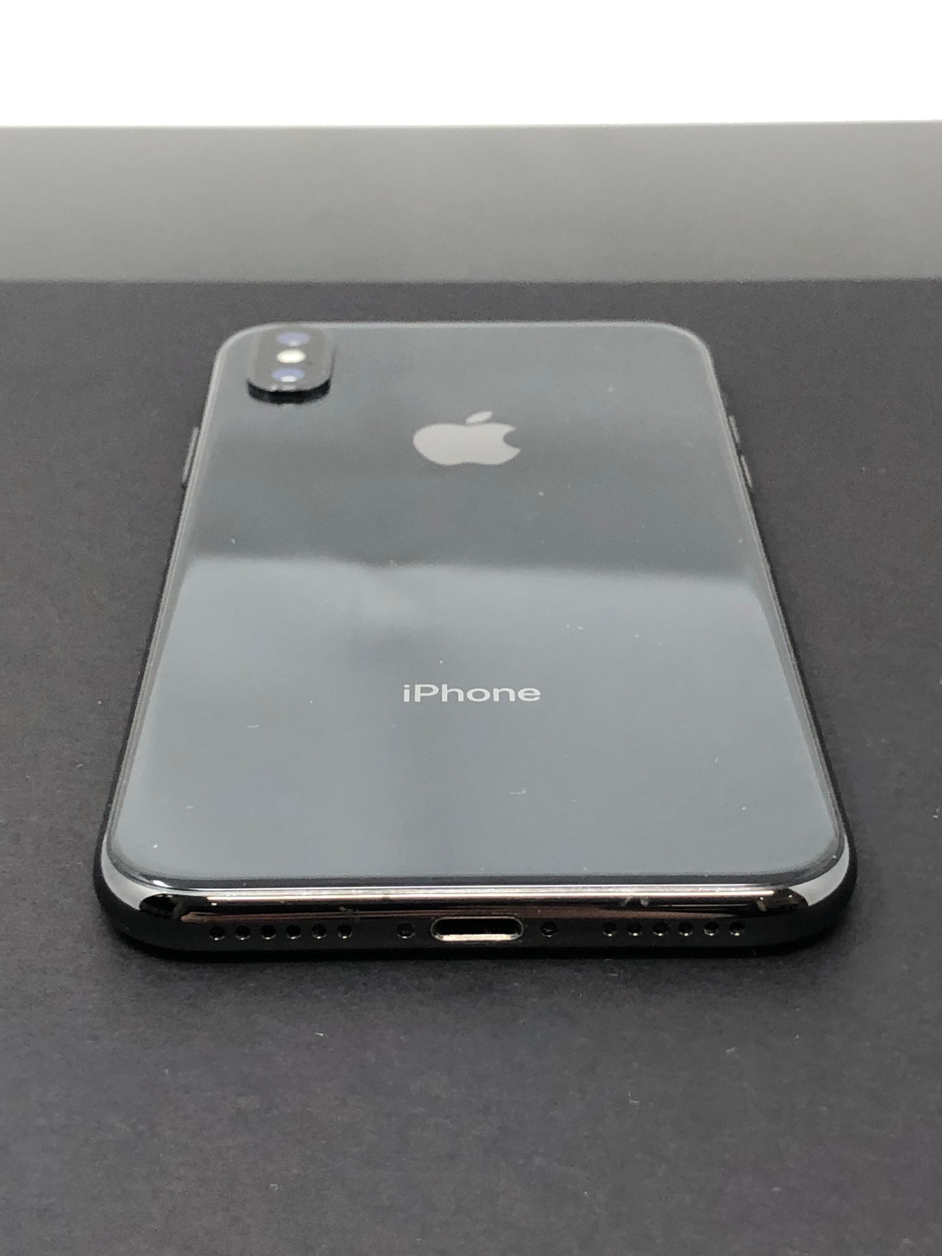 iPhone X 64GB Space Gray Cracked Screen Pre-Owned - Thumbnail 3