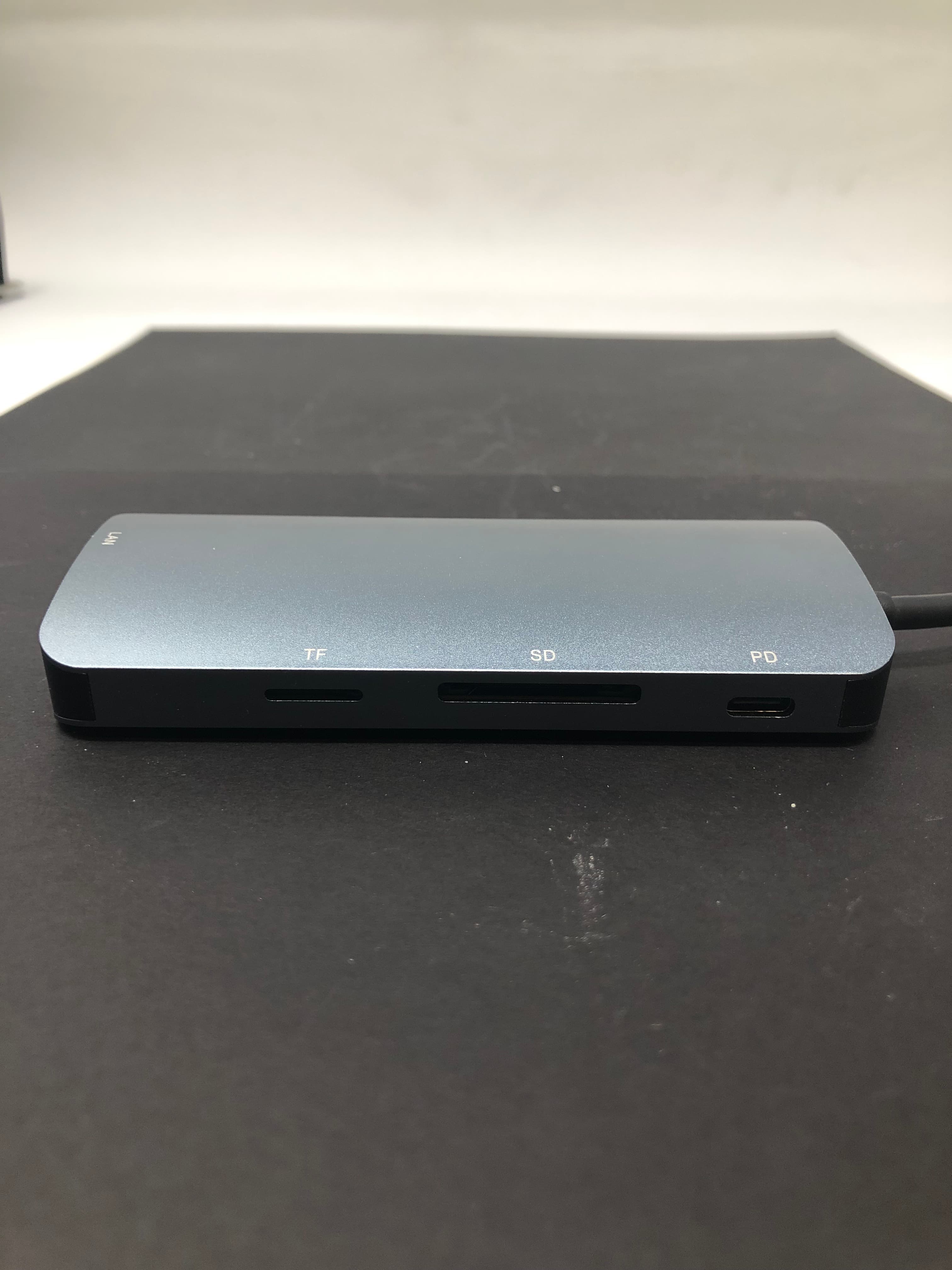7-in-1 USB C Hub with HDMI, USB 3.0, SD, Ethernet - New, Compact Design - Thumbnail 2