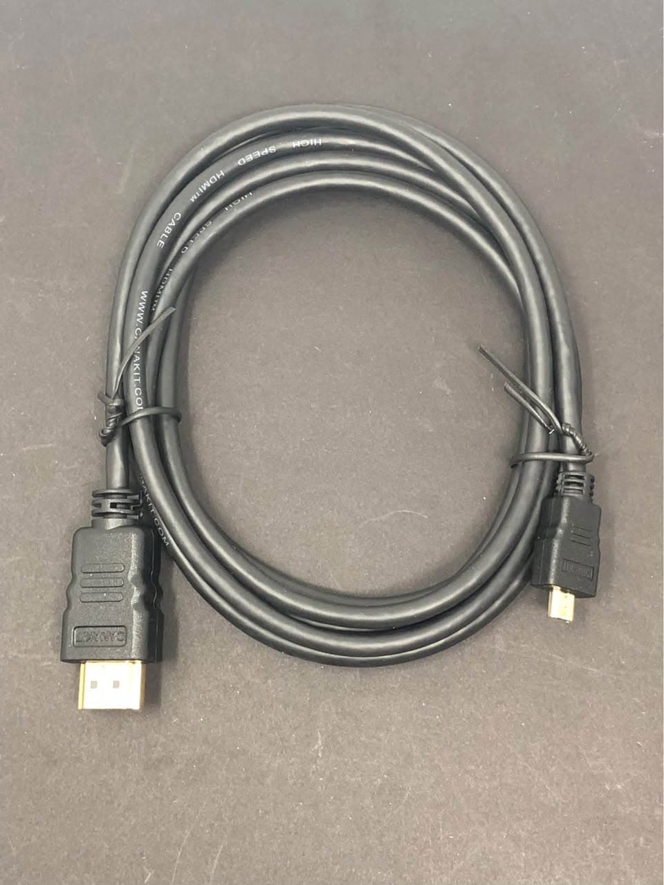 CANAKIT Micro HDMI to HDMI Cable Black 6ft Pre-Owned