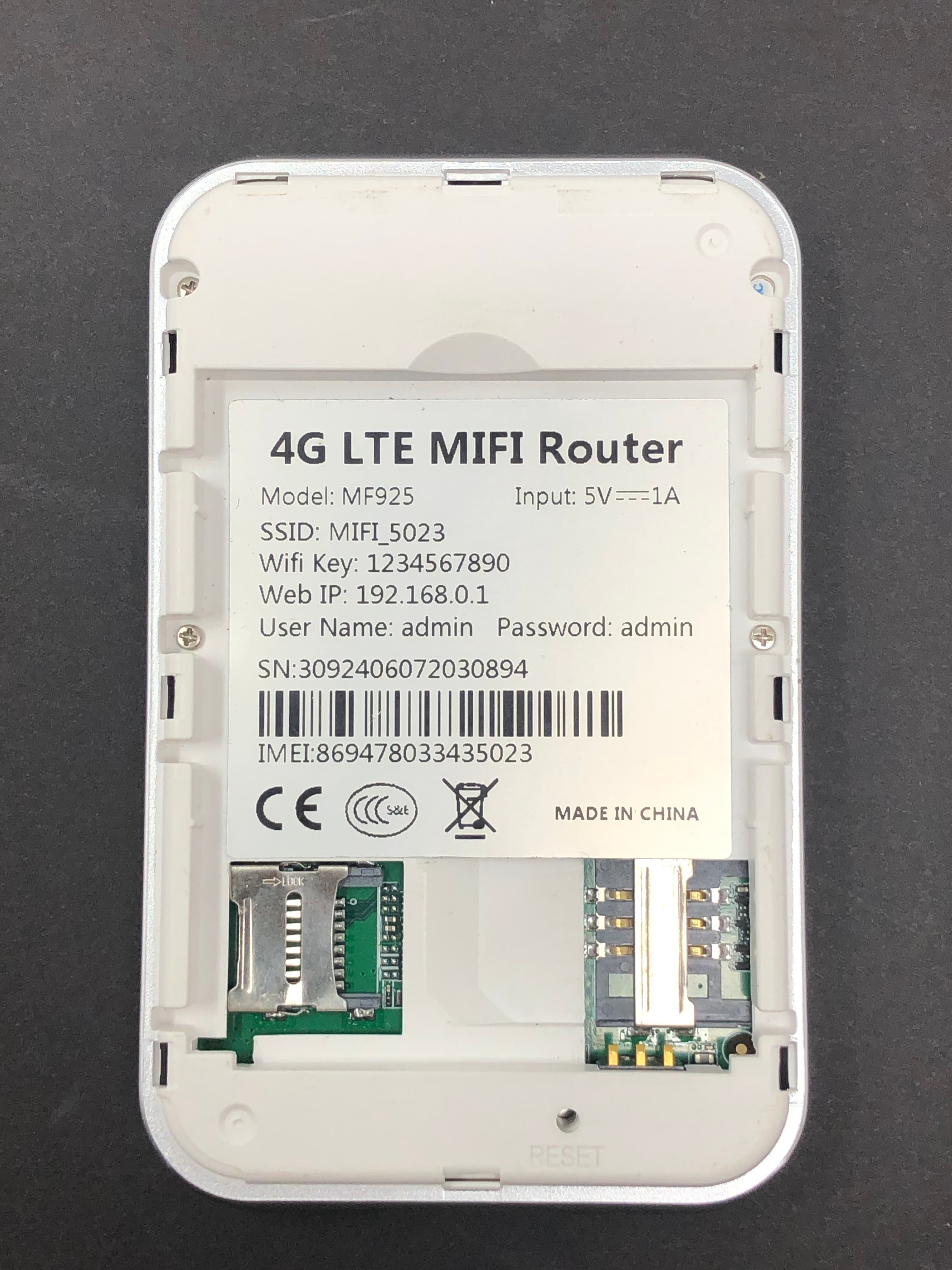 4G LTE MiFi Router MF925 Portable WiFi Hotspot Pre-Owned - Thumbnail 2