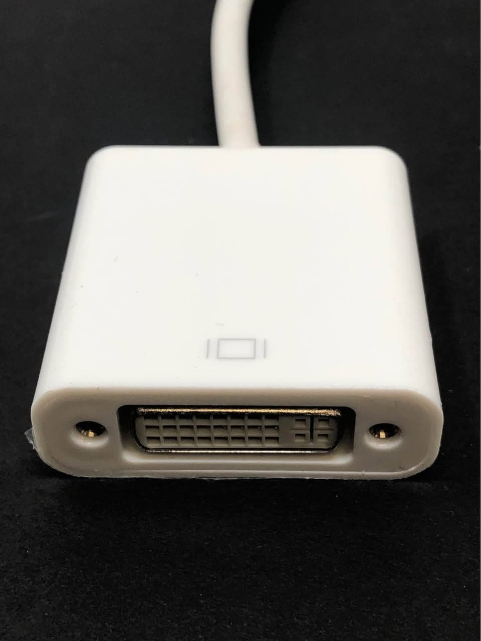 Mini DisplayPort to DVI Adapter Cable 6" White Pre-Owned