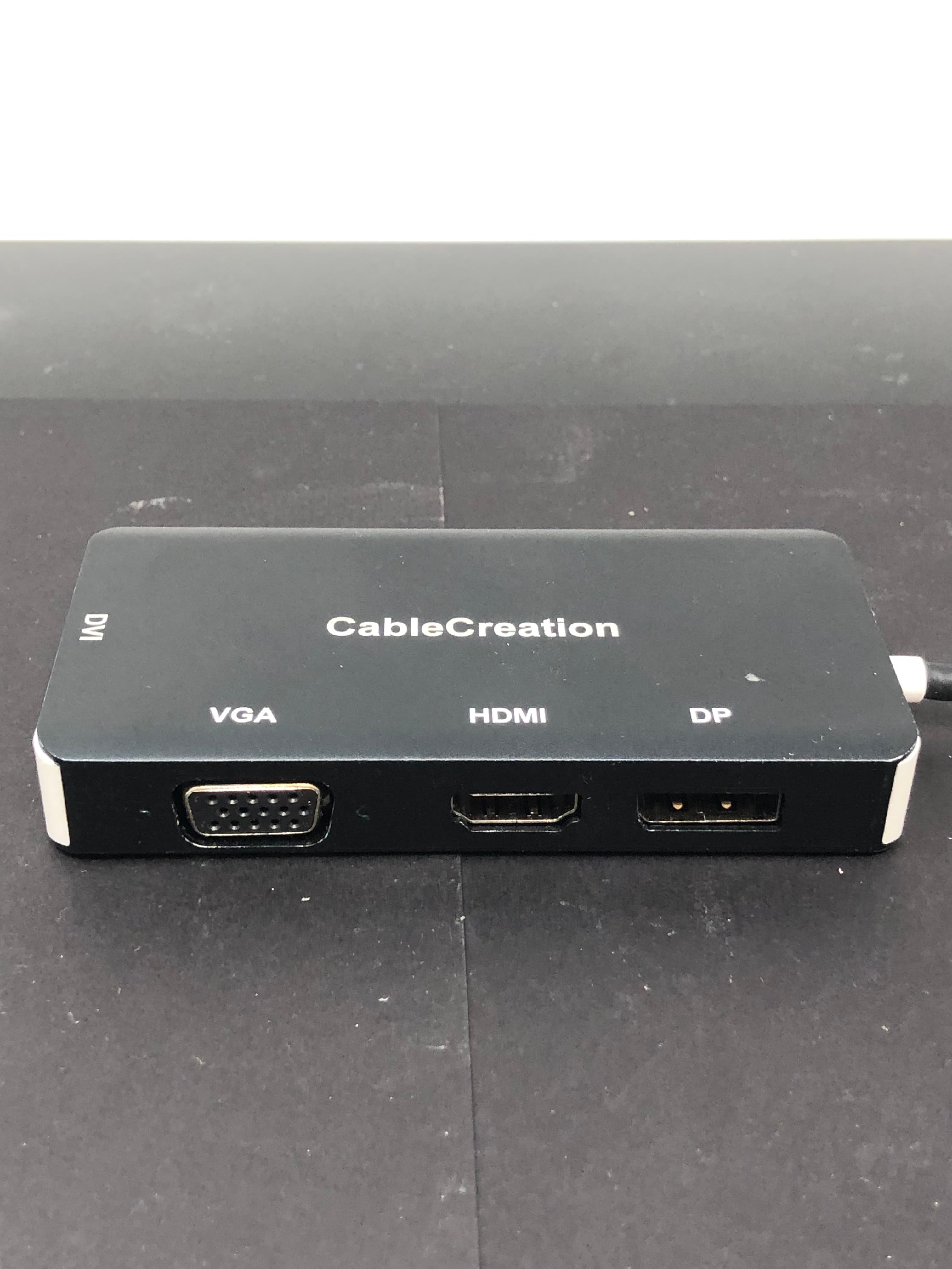 CableCreation USB C Dock DVI VGA HDMI DP Adapter Pre-Owned