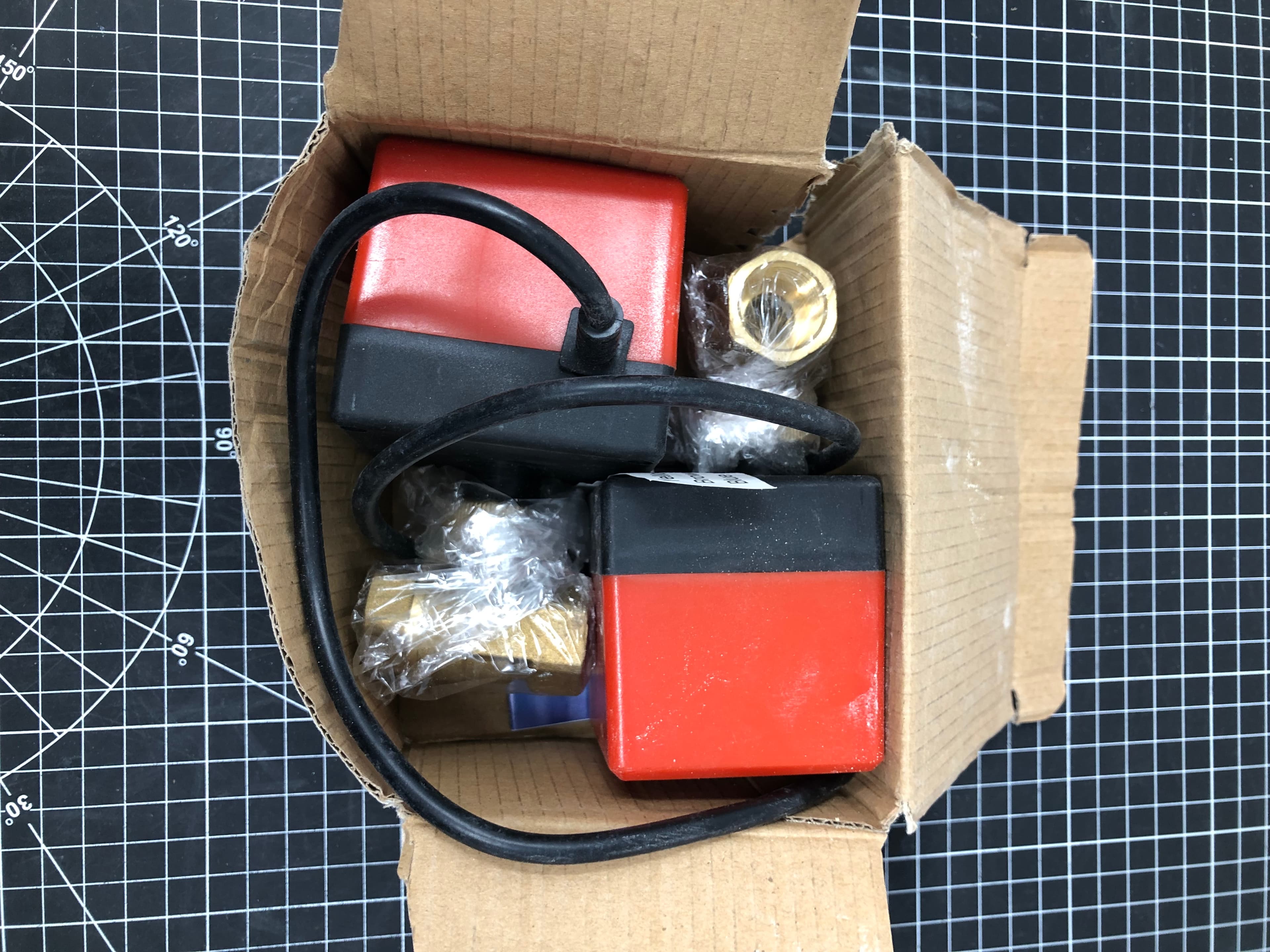 2-Way Motorized Brass Valve DN20 AC220V - New, HVAC Control System