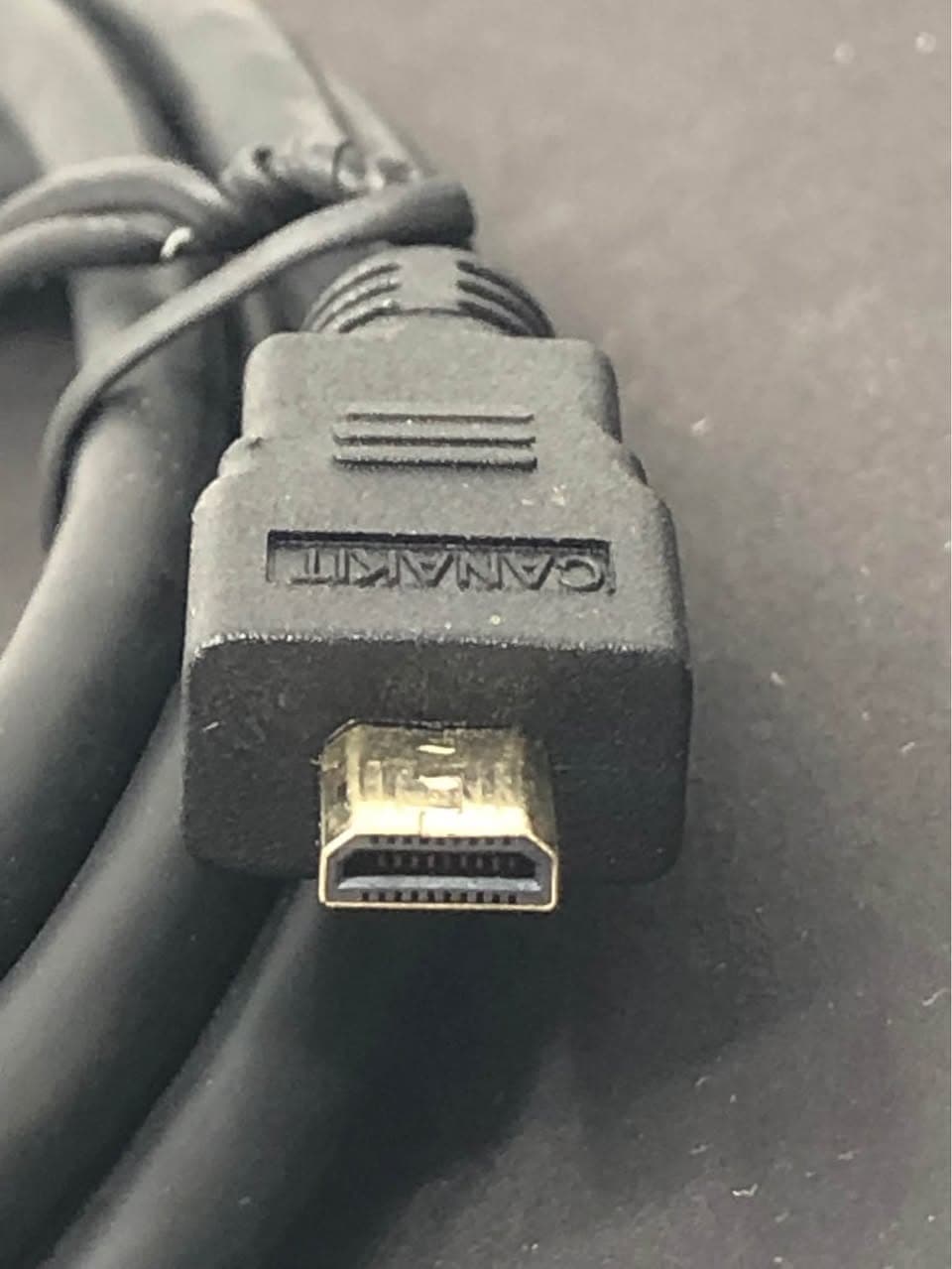 CANAKIT Micro HDMI to HDMI Cable Black 6ft Pre-Owned - Thumbnail 5