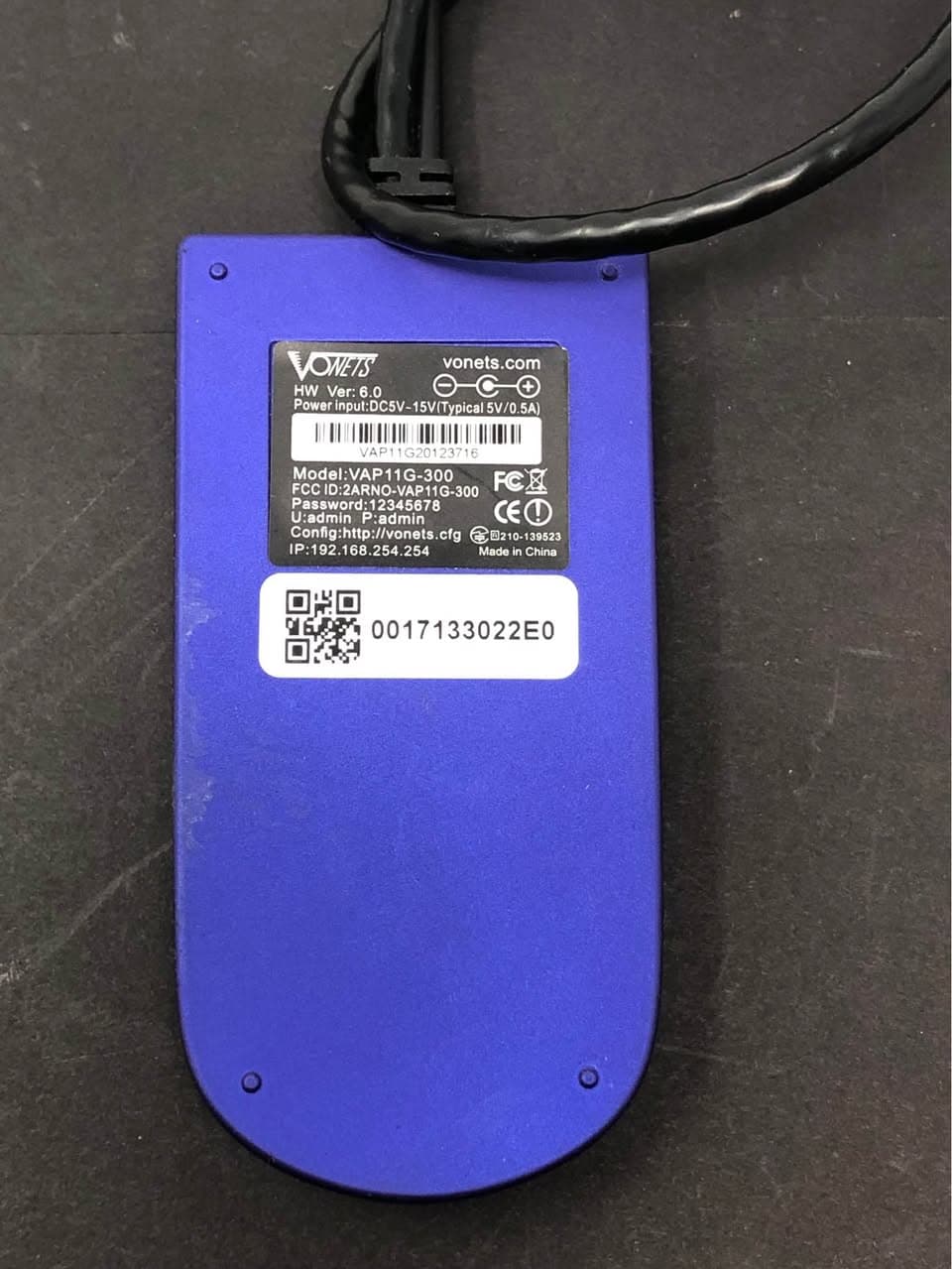 Vonets VAP11G-300 WiFi Bridge Repeater Pre-Owned - Thumbnail 3