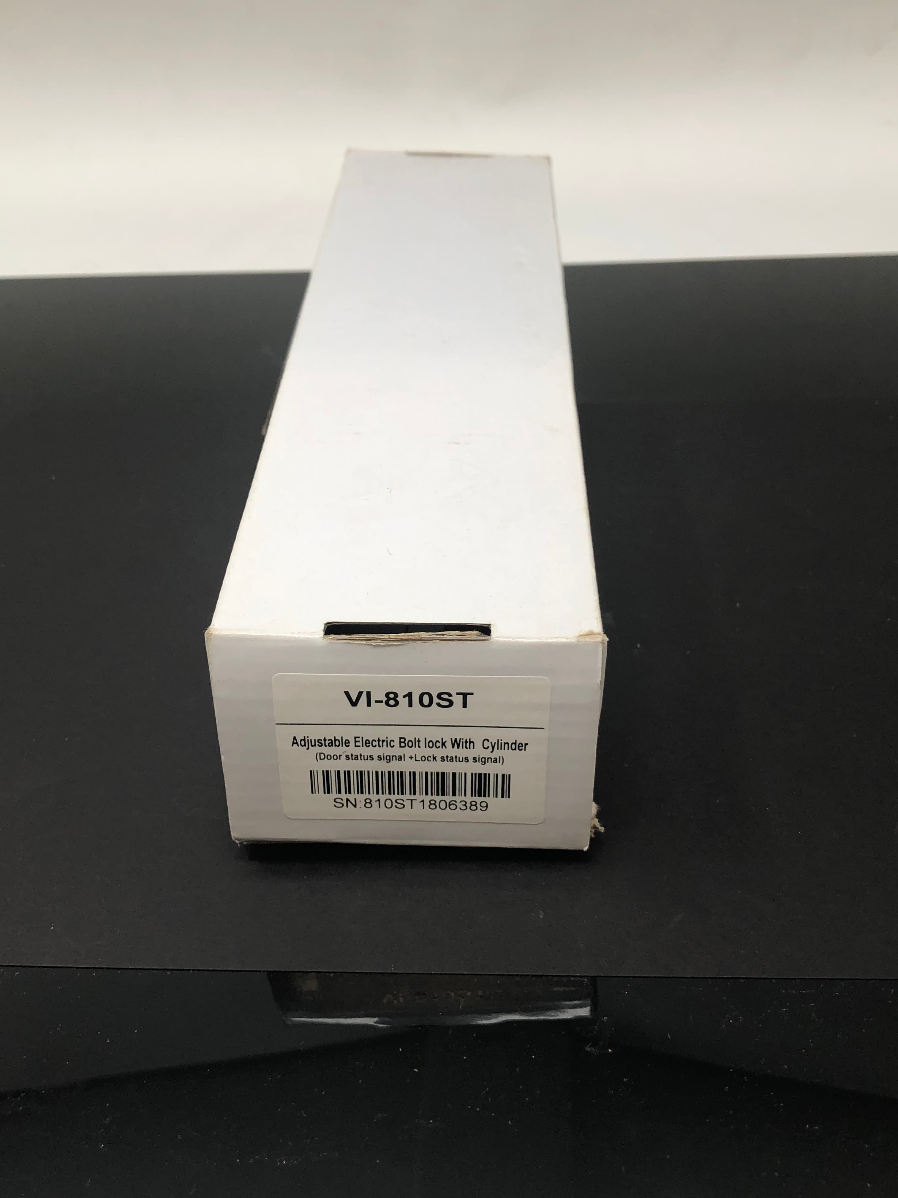 VI-810ST Adjustable Electric Bolt Lock with Cylinder - New in Box - Thumbnail 3