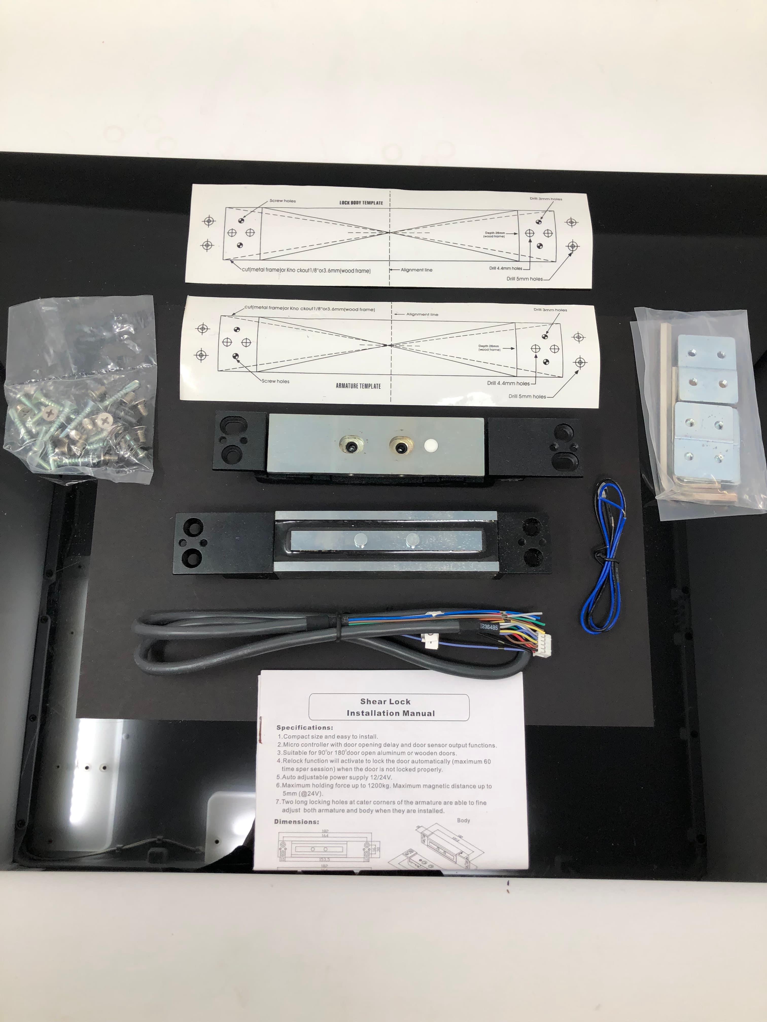 VI-1200A Shear Lock 1200KG/2600Lbs - New, Secure Door Entry System