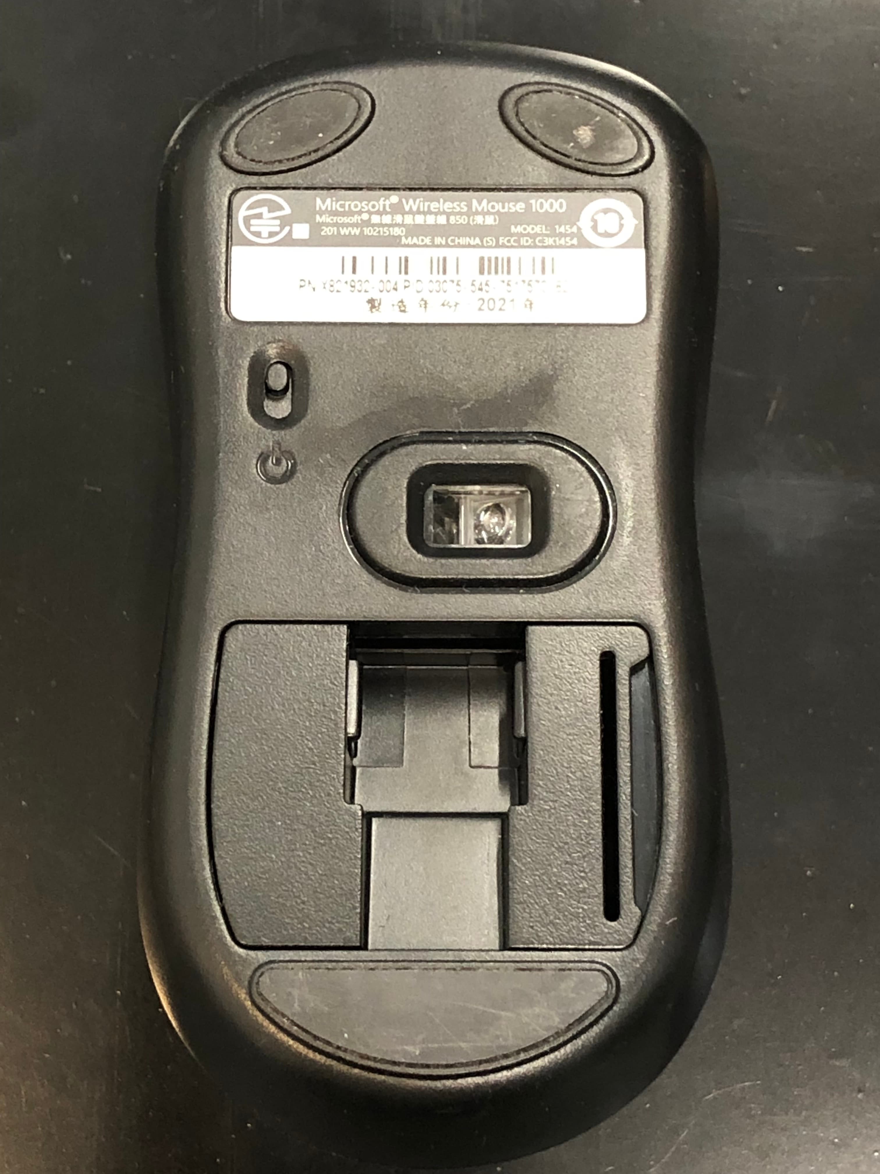 Microsoft Wireless Mouse 1000 Model 1454 Pre-Owned - Thumbnail 3