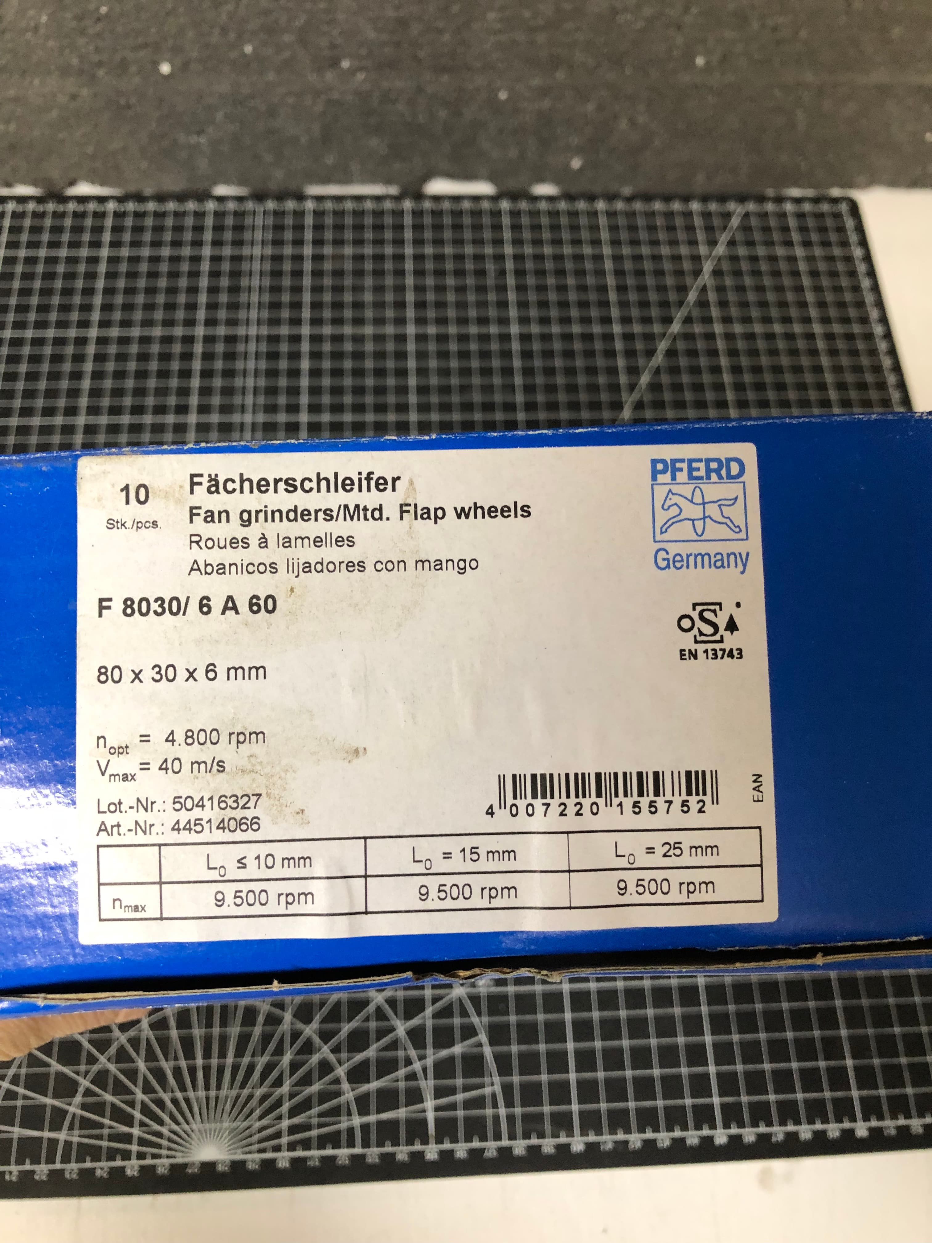 10 Pcs MTD Flap Wheel Grinders 60 Grit - New, Industrial Grade - Thumbnail 8