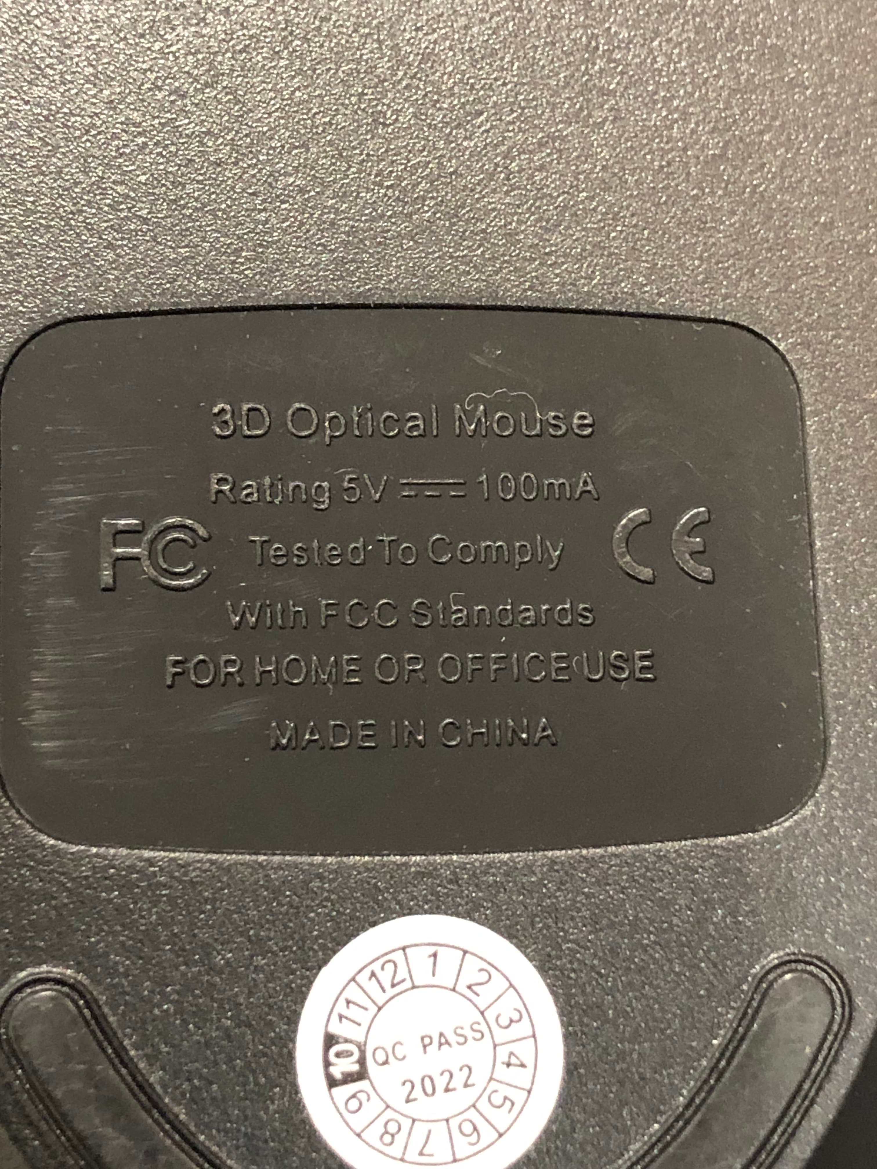 Greentop Wired 3D Optical Mouse USB Black Pre-Owned - Thumbnail 2