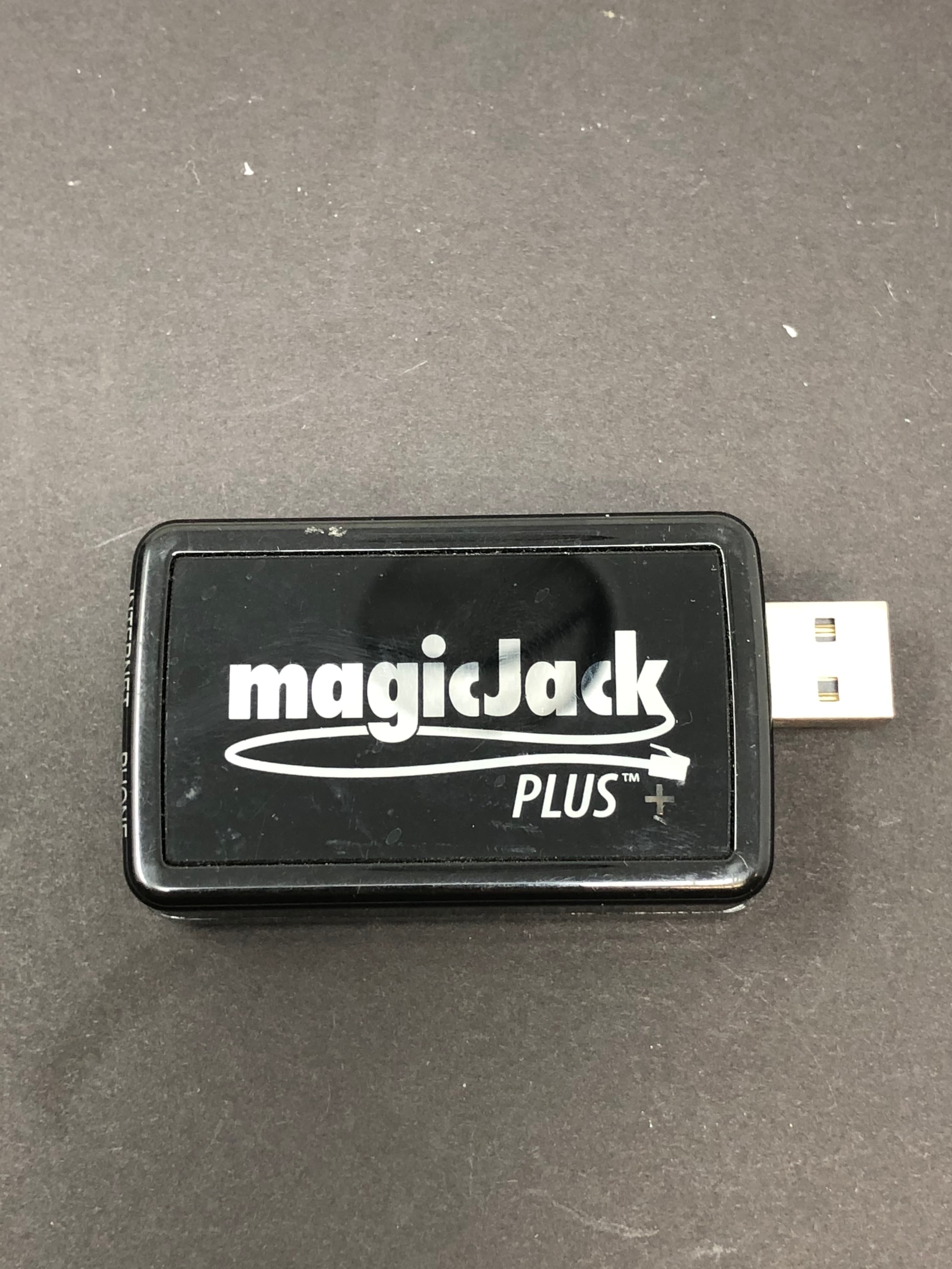 MagicJack Plus VoIP Phone Adapter with USB Port Pre-Owned