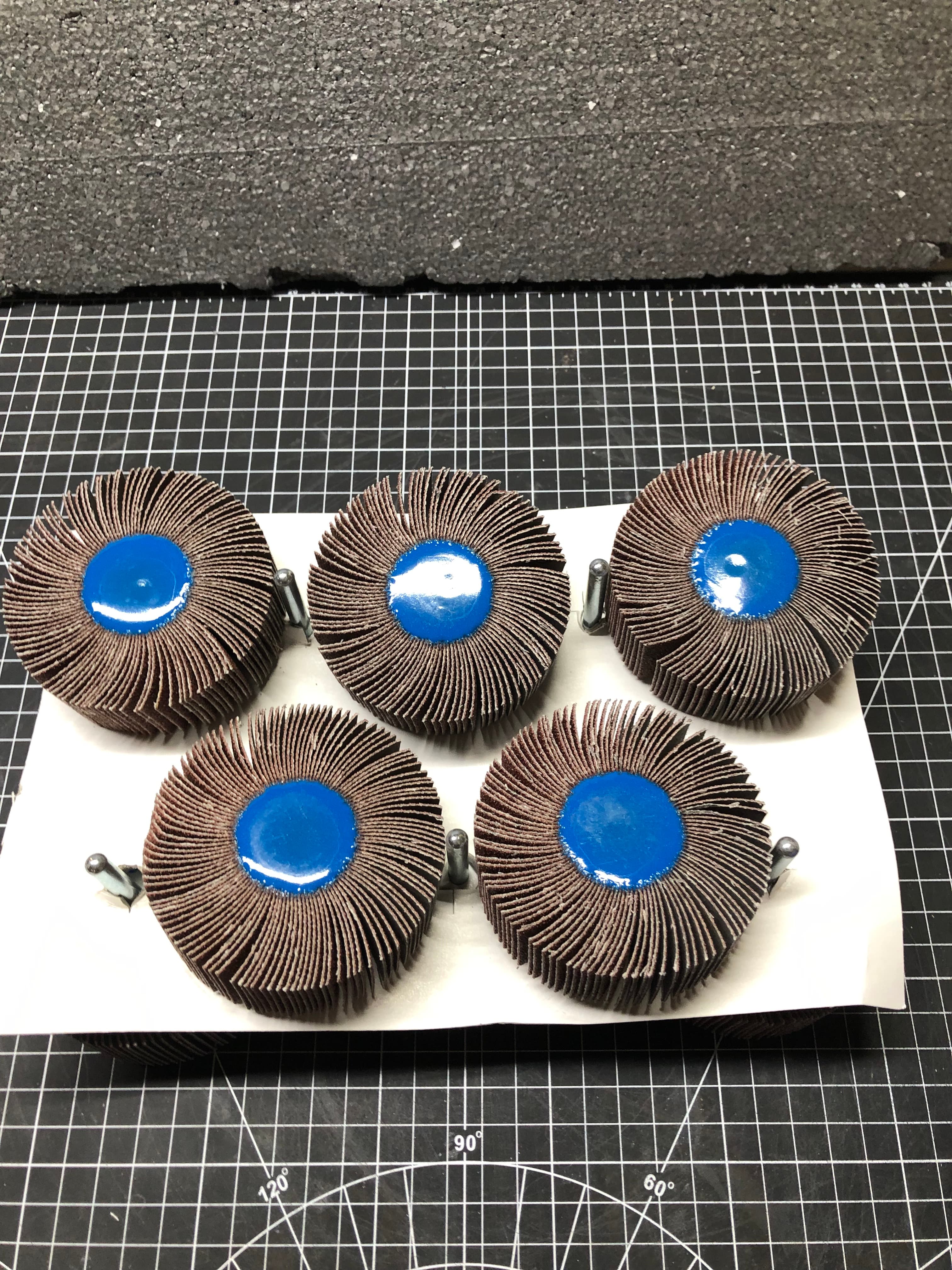 10 Pcs MTD Flap Wheel Grinders 60 Grit - New, Industrial Grade - Thumbnail 3