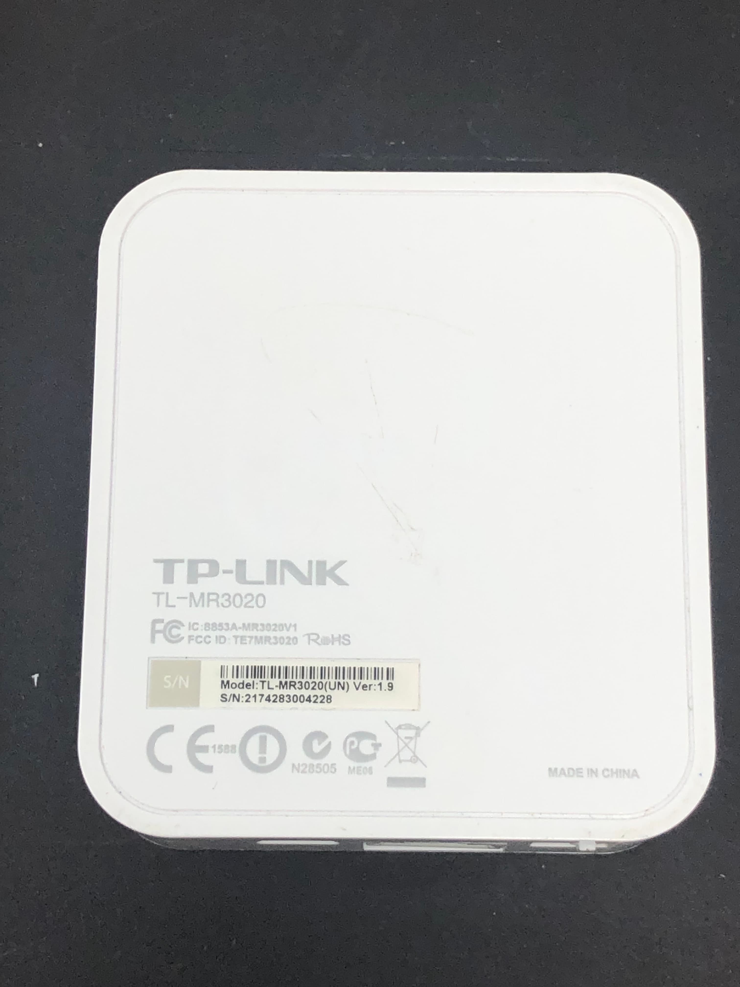 TP-Link TL-MR3020 Portable 3G/4G Router 150Mbps Pre-Owned - Thumbnail 4