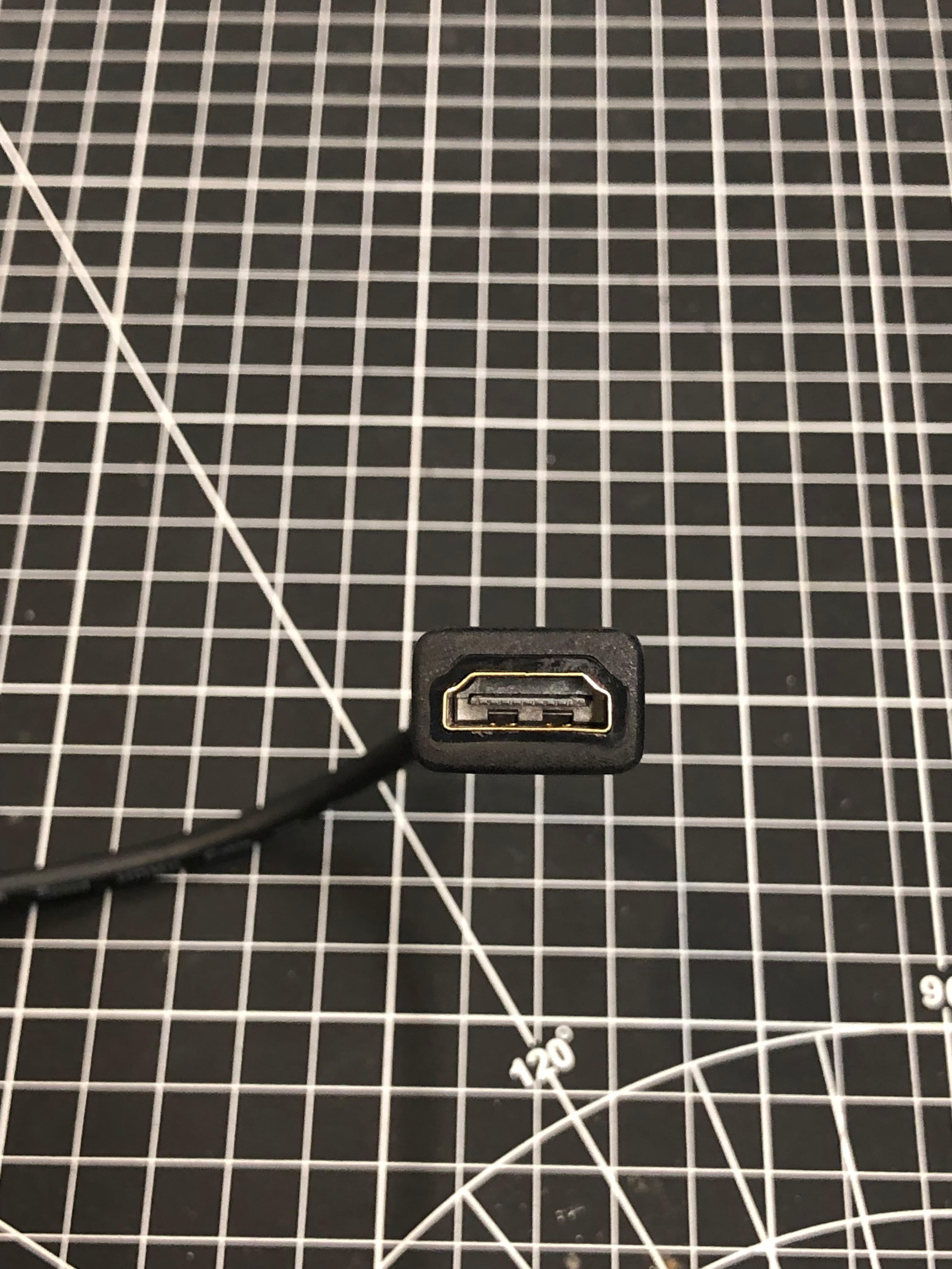 Monoprice 5-Inch HDMI Micro to HDMI Female Cable - New, High Speed 34AWG - Thumbnail 4