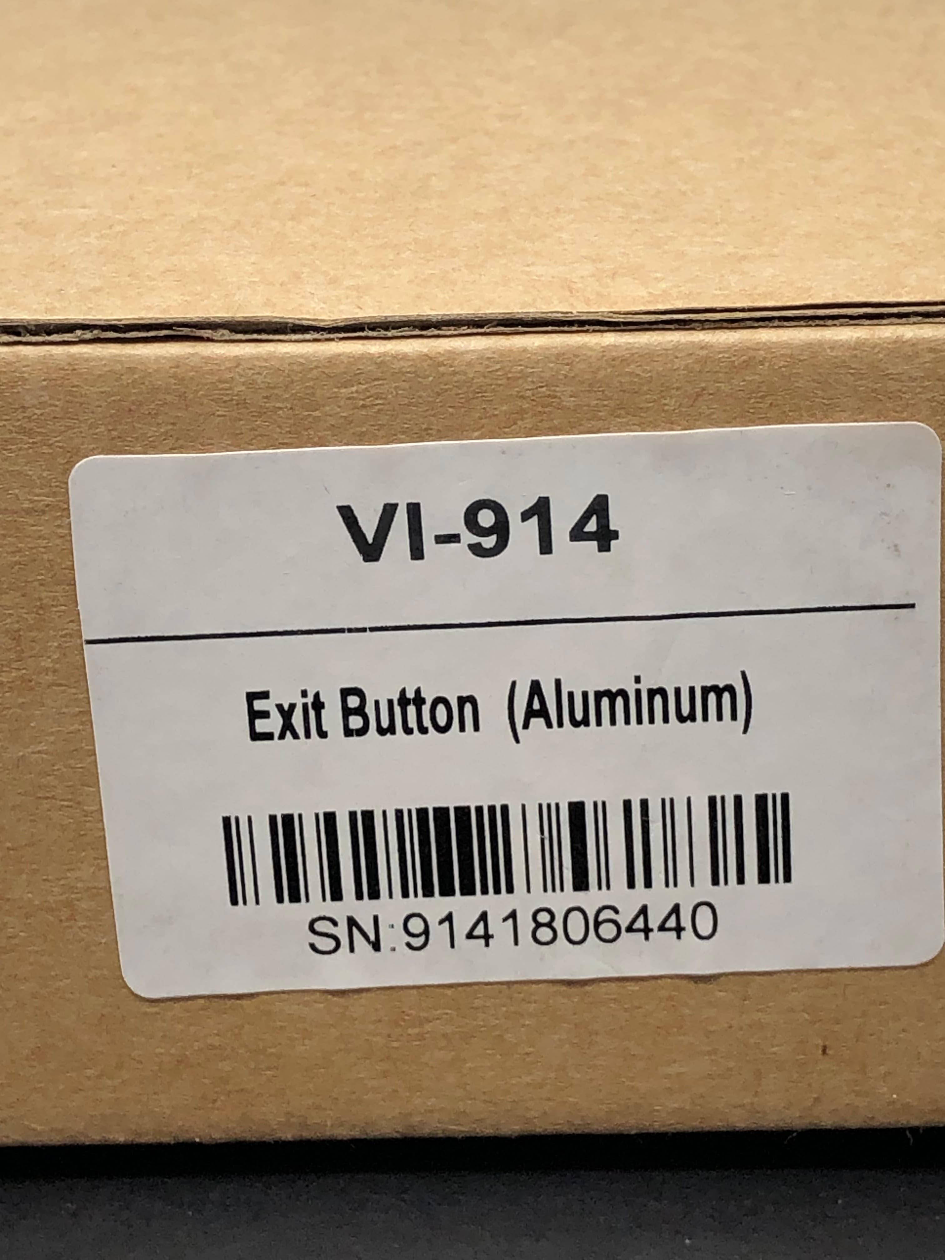VI-914 Aluminum Exit Button - New, Durable Door Access Control - Thumbnail 3