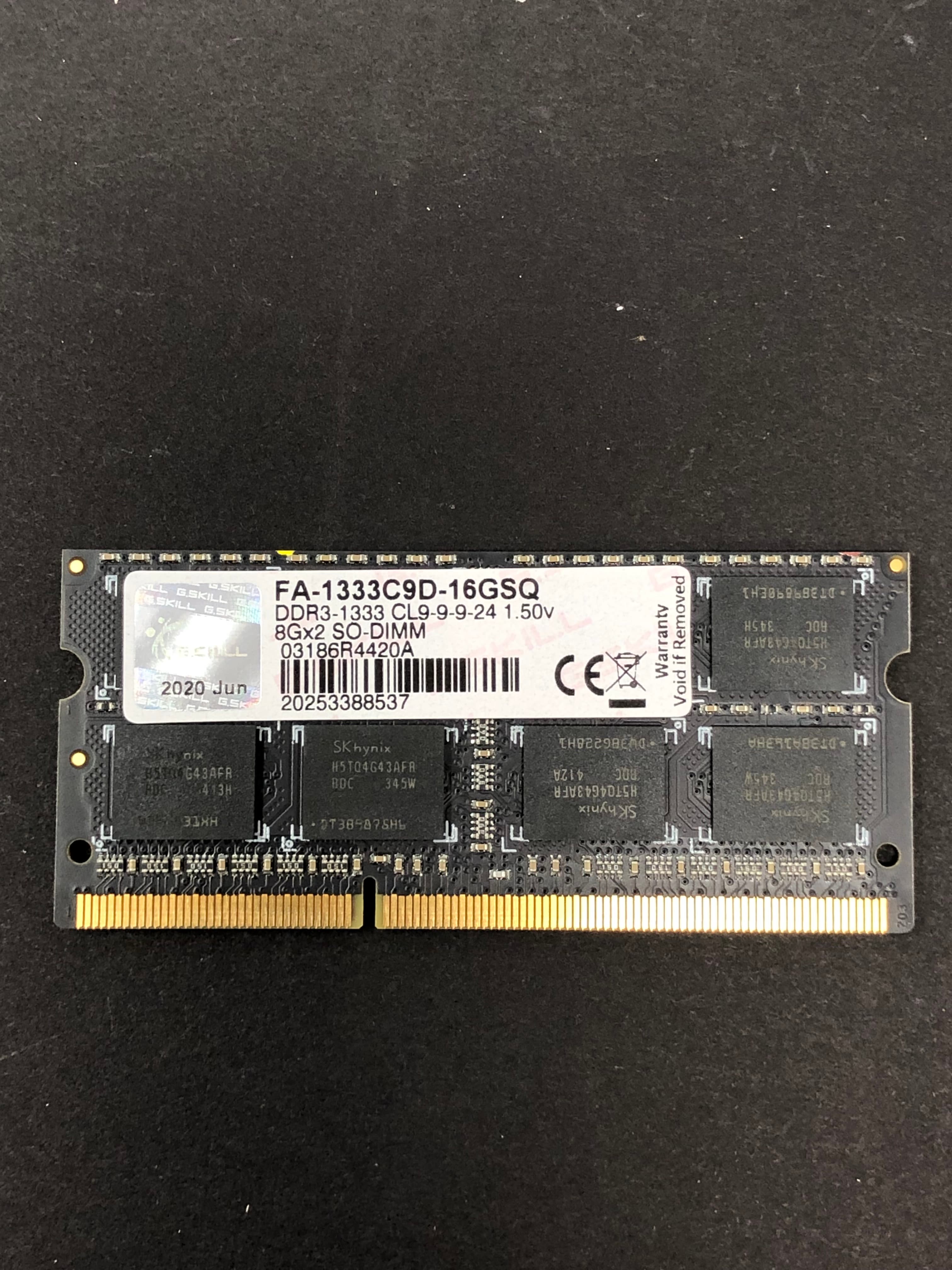 G.SKILL DDR3 8GB (2x4GB) 1333MHz Laptop Memory for Mac - New - Thumbnail 5