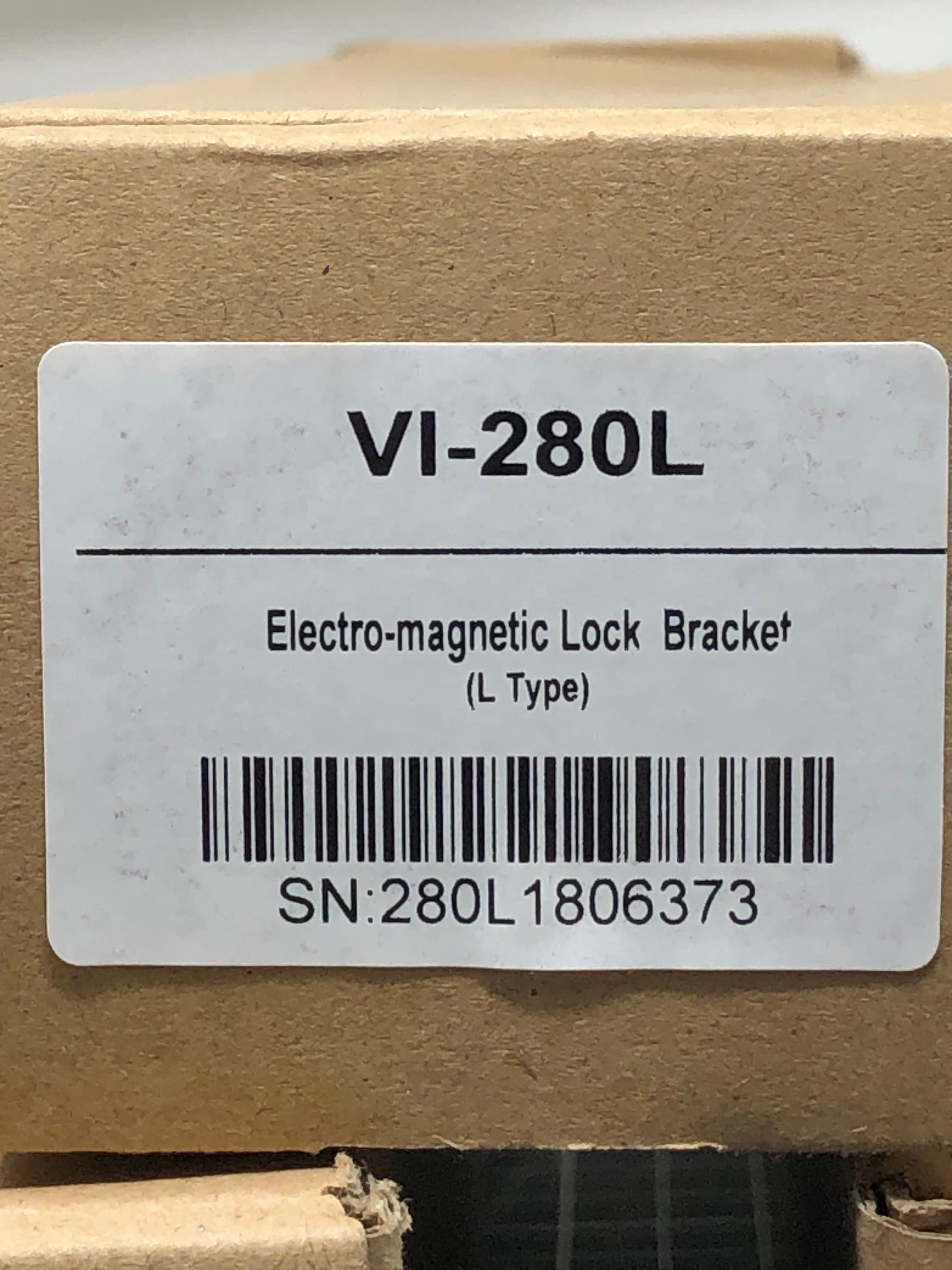 VI-280L Electromagnetic Lock Bracket L Type - New, Secure Mounting - Thumbnail 2