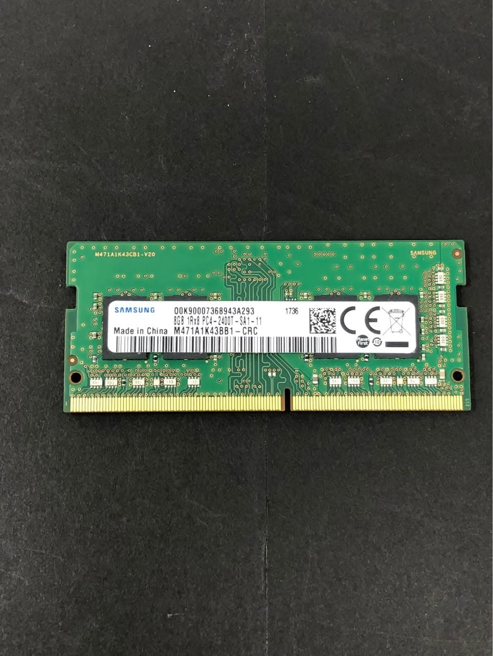 Samsung 8GB DDR4 2400MHz RAM SODIMM PC4-19200 - New, Dual Ranked