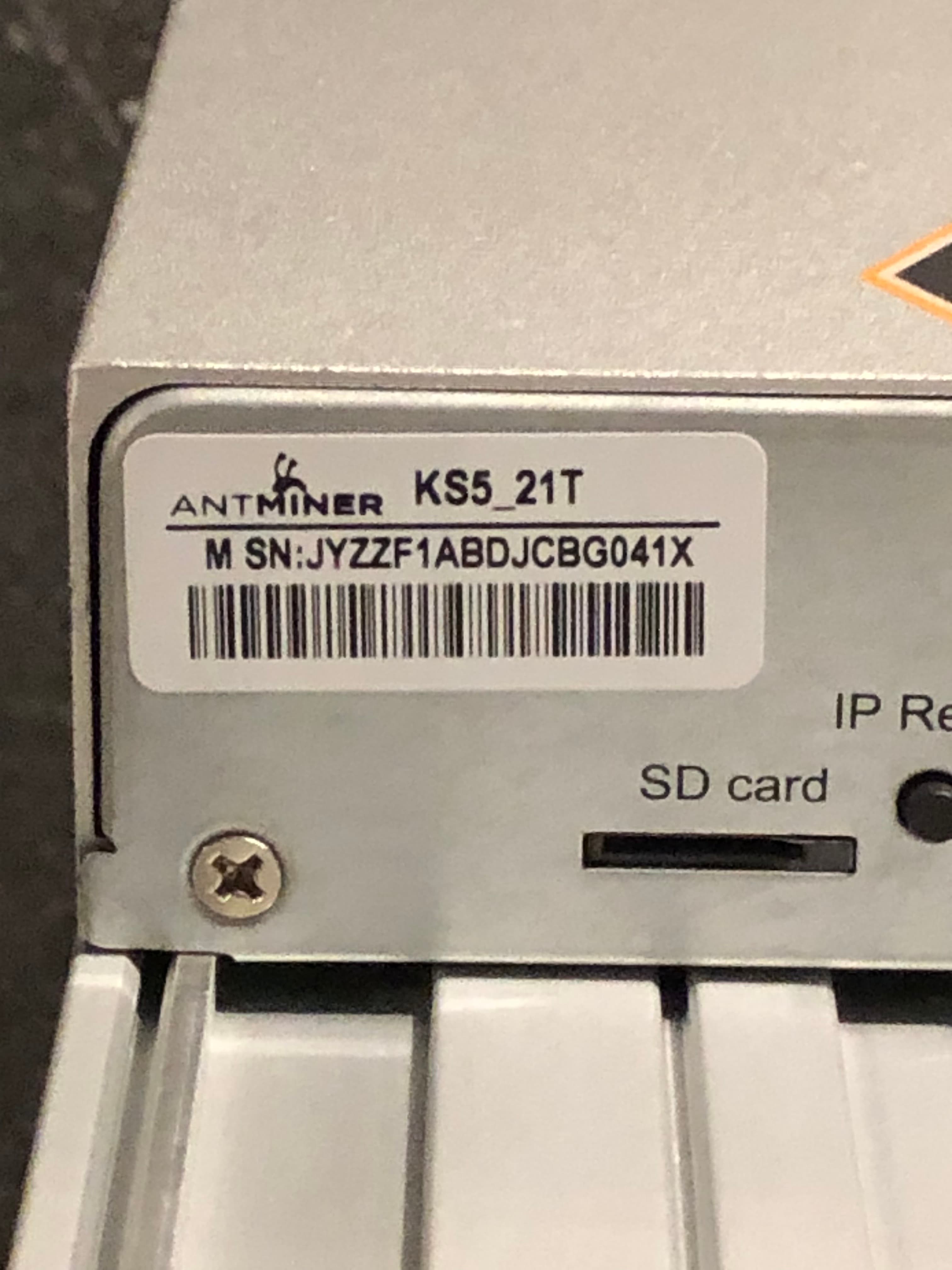 Antminer KS5 21T Crypto Miner Pre-Owned - Thumbnail 2