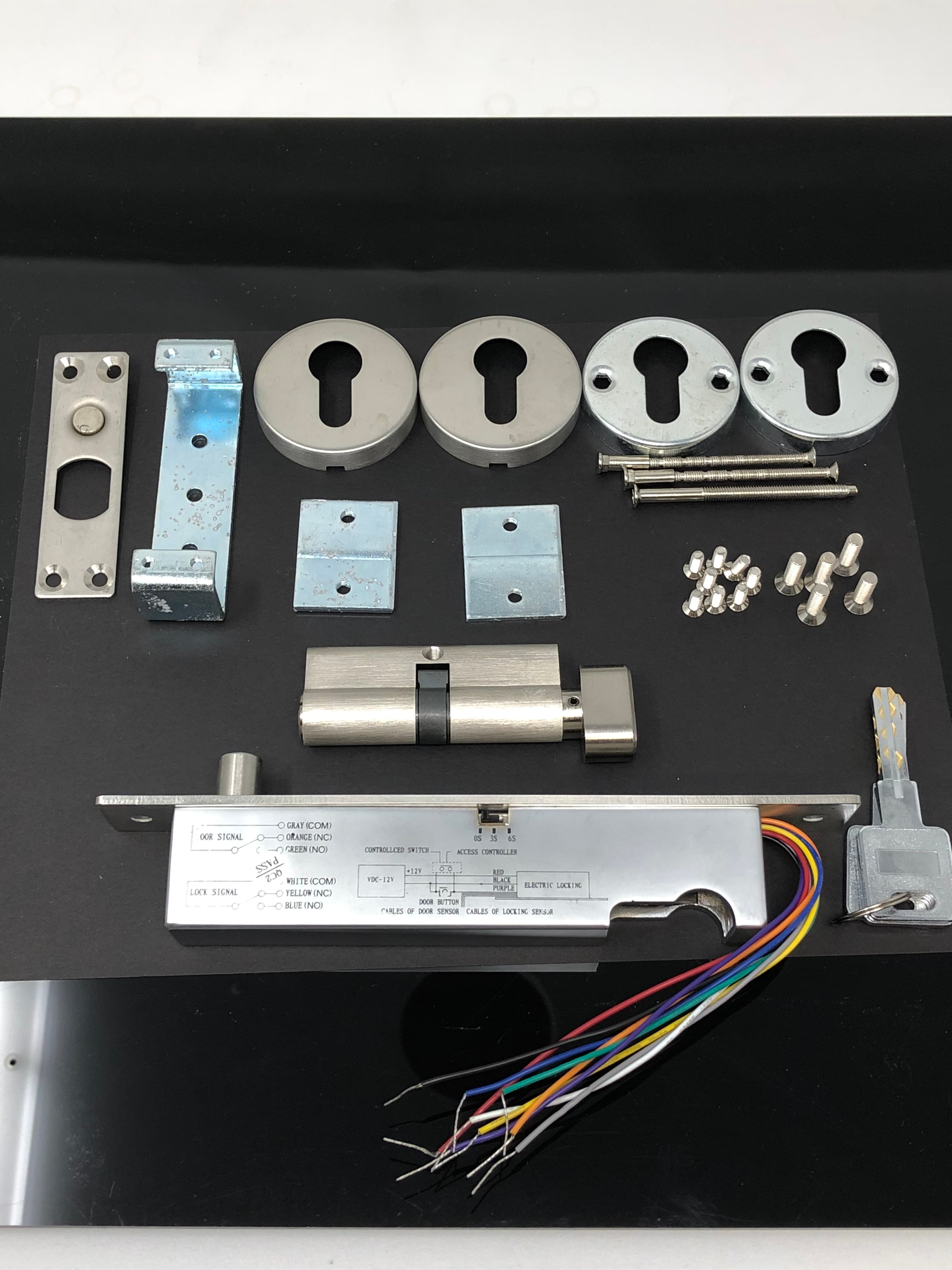 VI-809ST Electric Bolt Lock with Cylinder - New, Secure Entry System