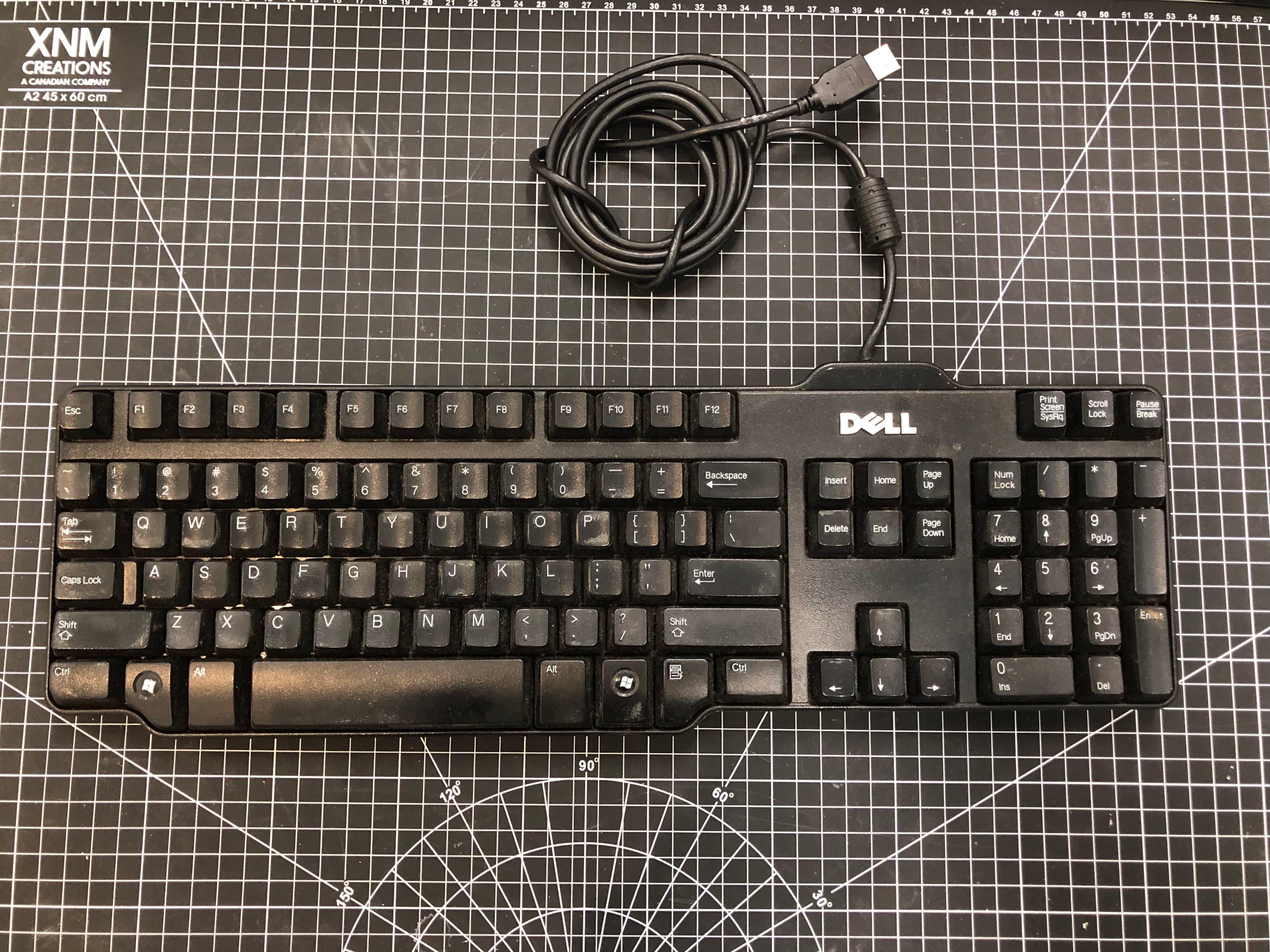 Dell SK-8115 Wired USB Keyboard Black Pre-Owned