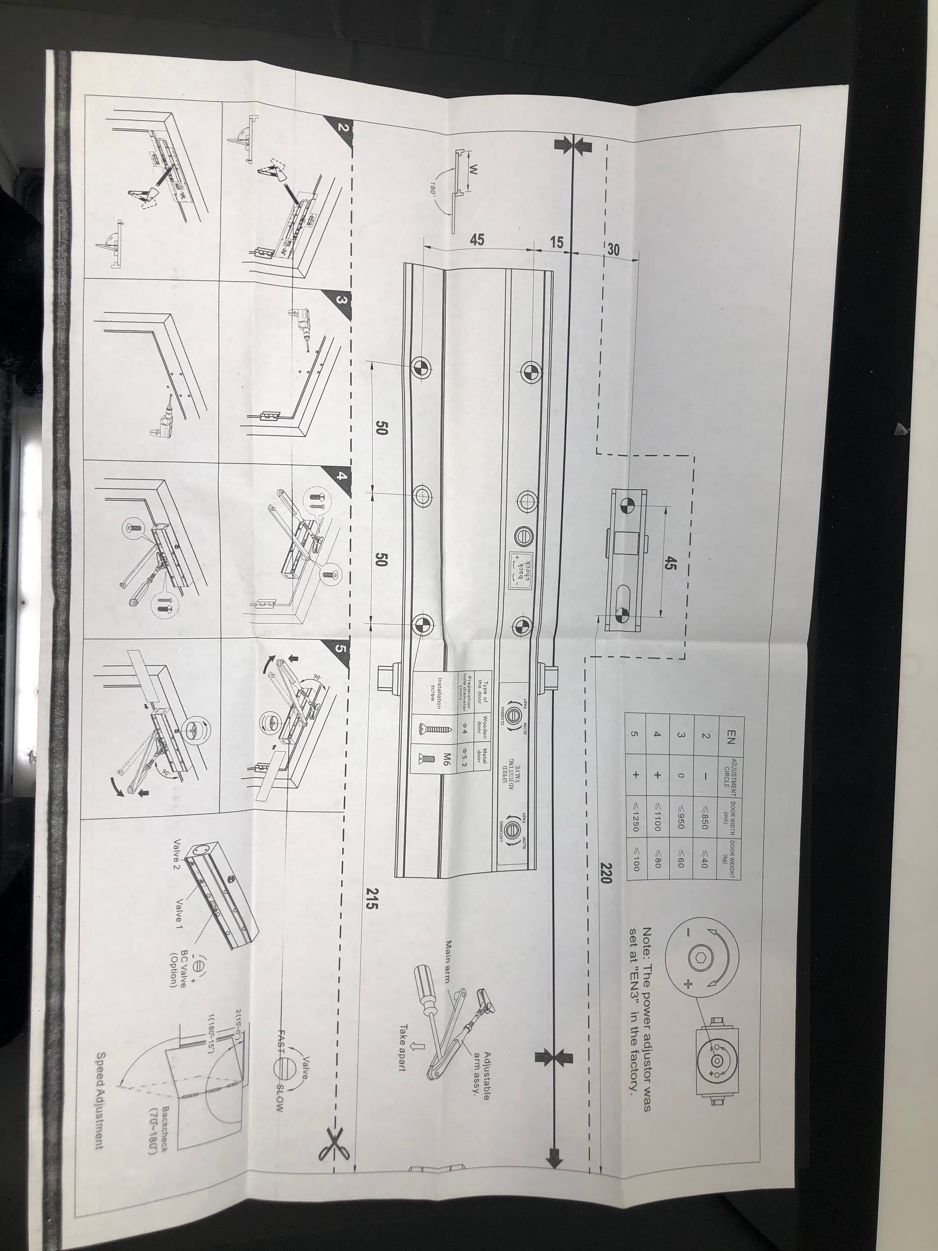 VI-S505 Door Closer - New, Heavy Duty with Installation Kit - Thumbnail 11