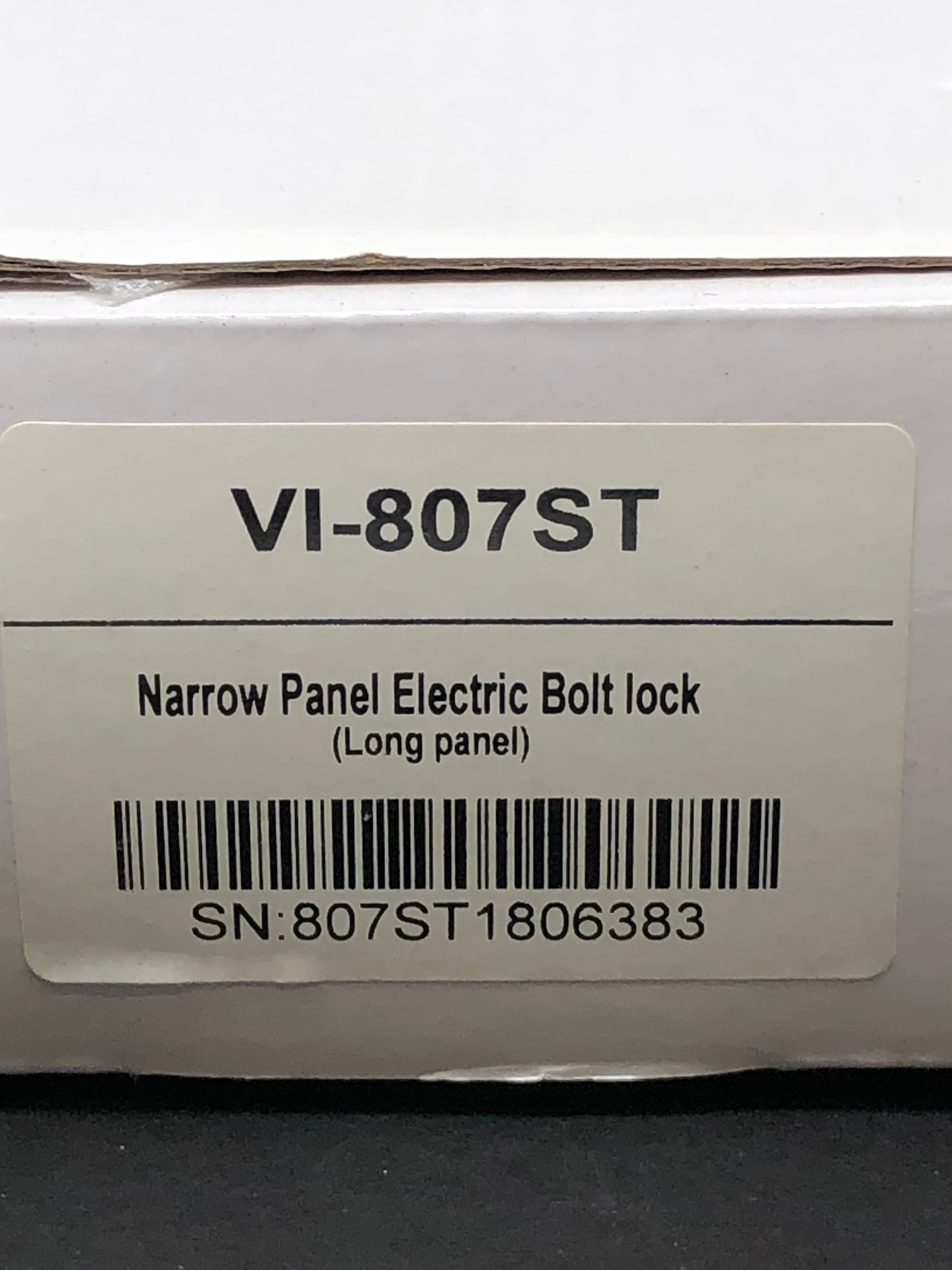 VI-807ST Narrow Panel Electric Bolt Lock - New, Long Panel Design - Thumbnail 2