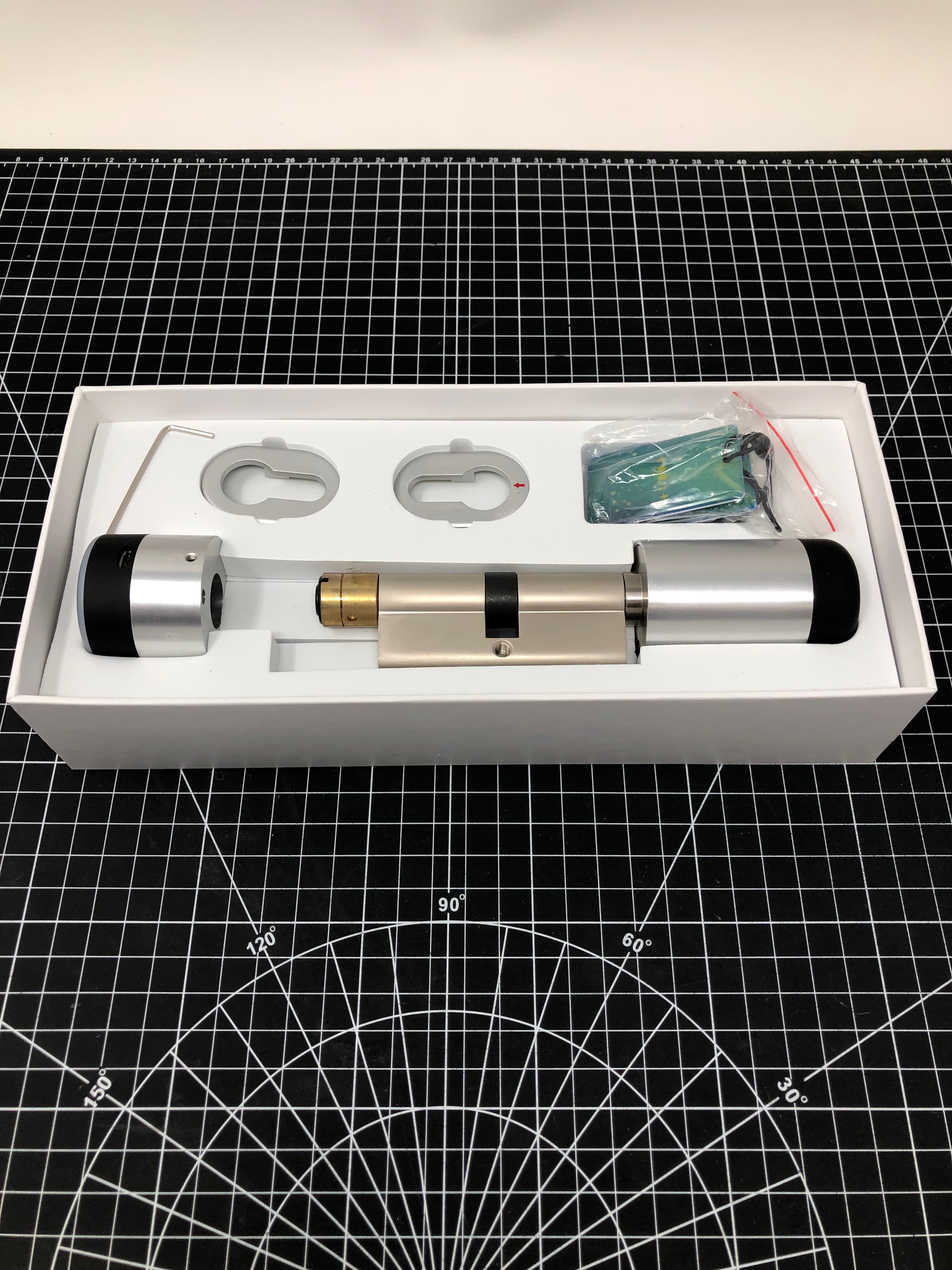 Smart Bluetooth Door Lock Cylinder - New, AES Encryption Keyless Entry