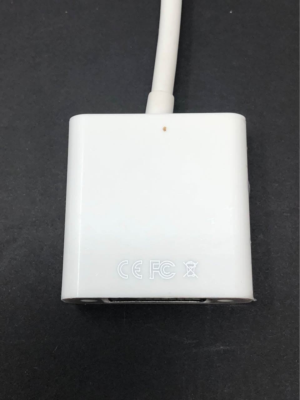 Mini DisplayPort to DVI Adapter Cable 6" White Pre-Owned - Thumbnail 2