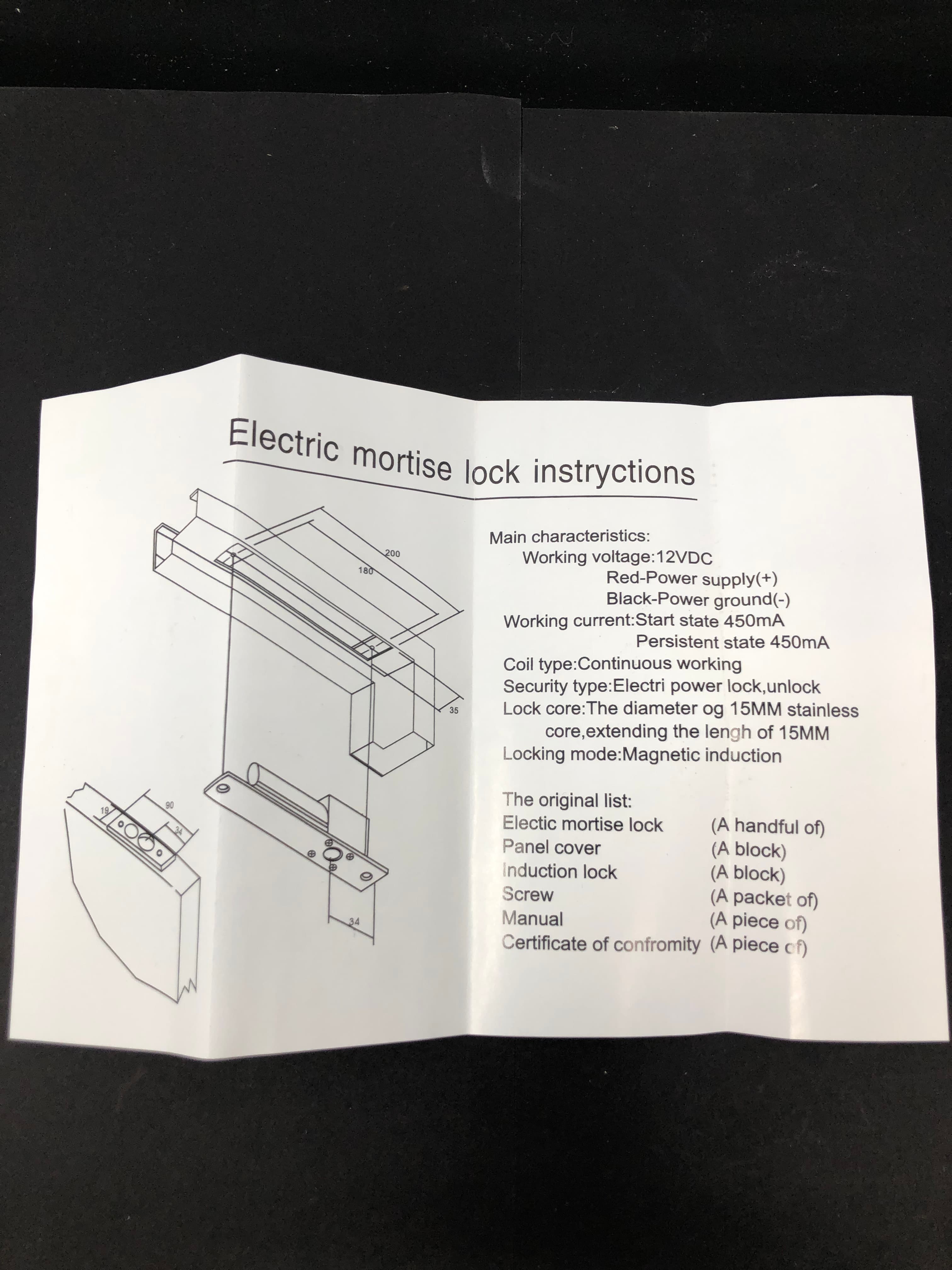 Electric Bolt Lock 12VDC - New, Secure Entry System - Thumbnail 9