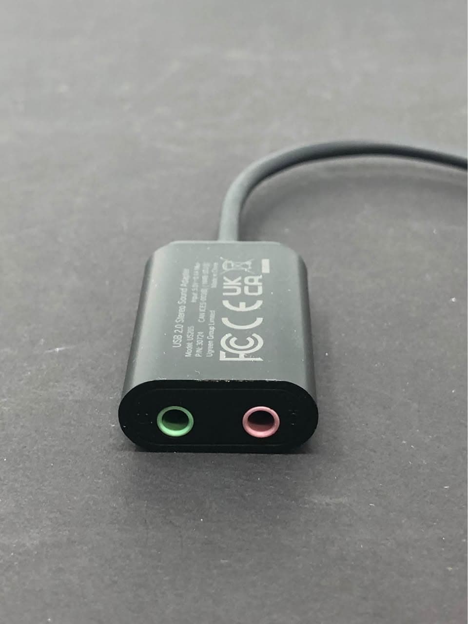 Ugreen USB 2.0 Stereo Sound Adapter Pre-Owned - Thumbnail 3