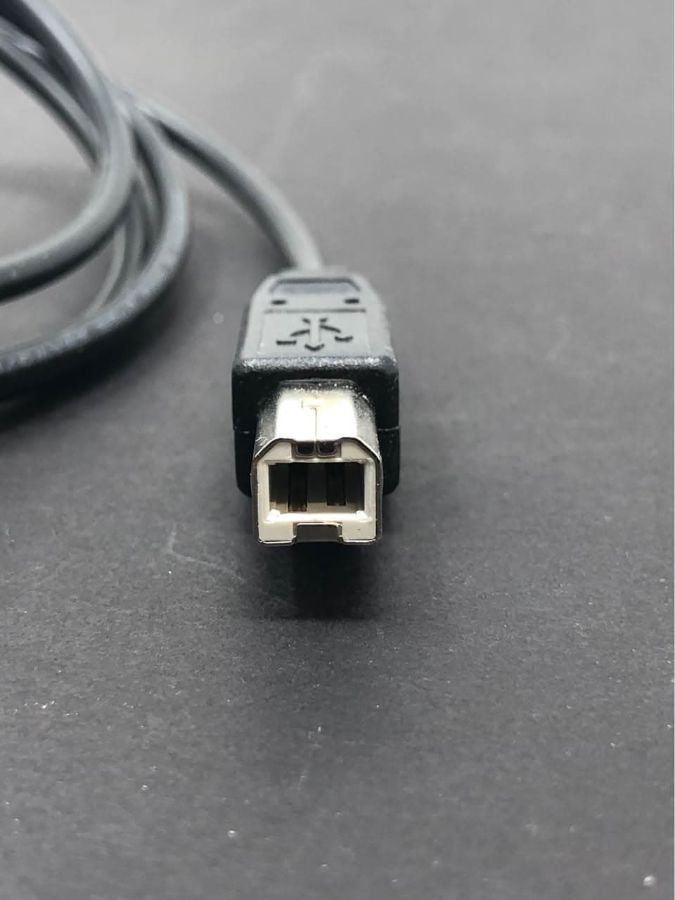 USB 2.0 Cable A to B Printer Scanner Cord Black Pre-Owned - Thumbnail 6