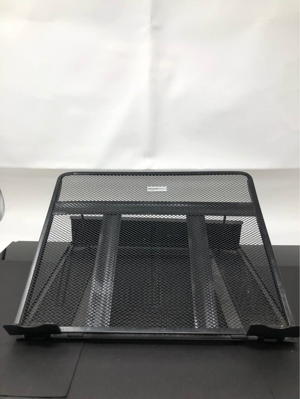 Merangue Adjustable Mesh Laptop Riser Stand - New, Black Ventilated Design