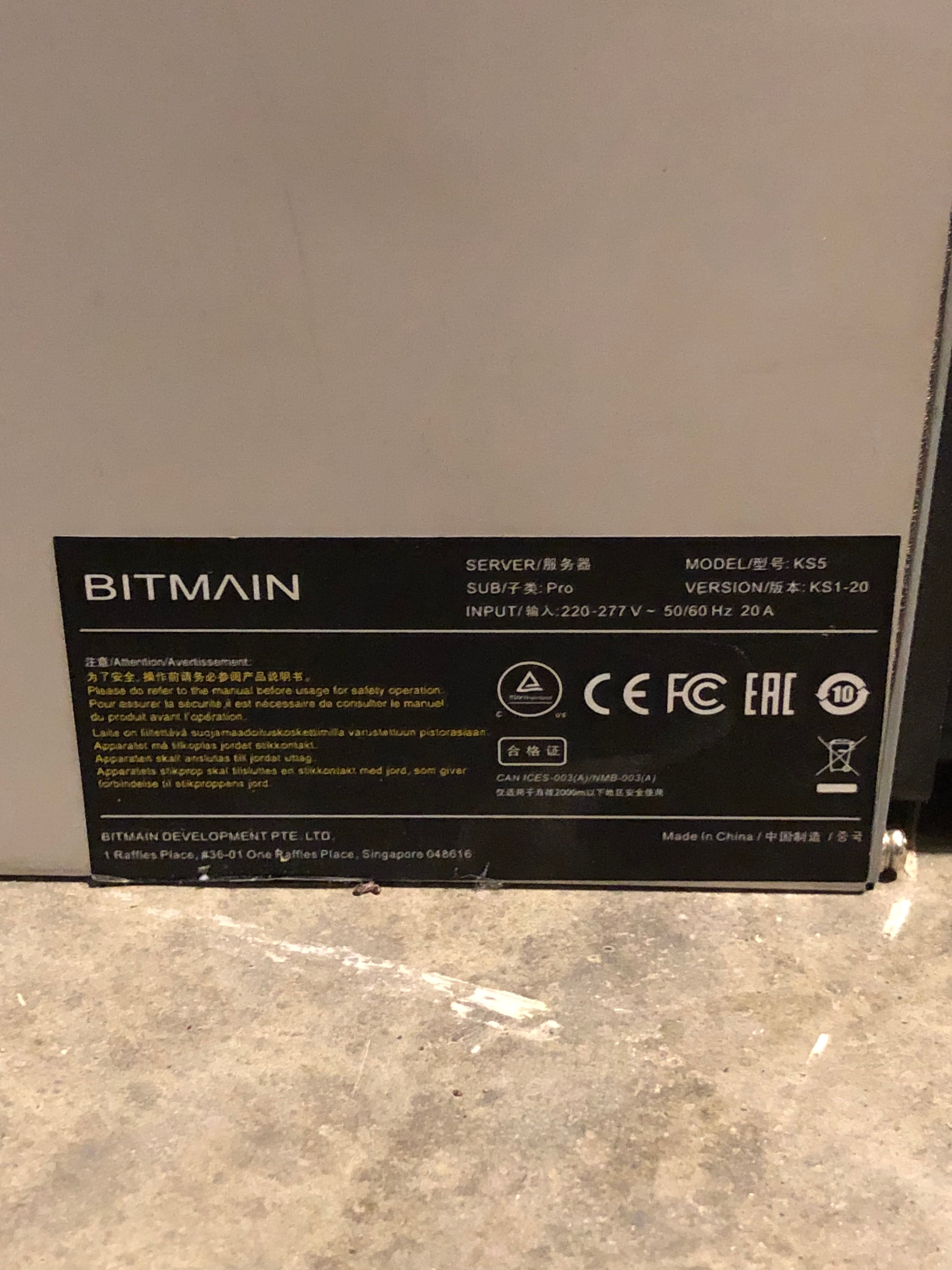 Antminer KS5 21T Crypto Miner Pre-Owned - Thumbnail 10