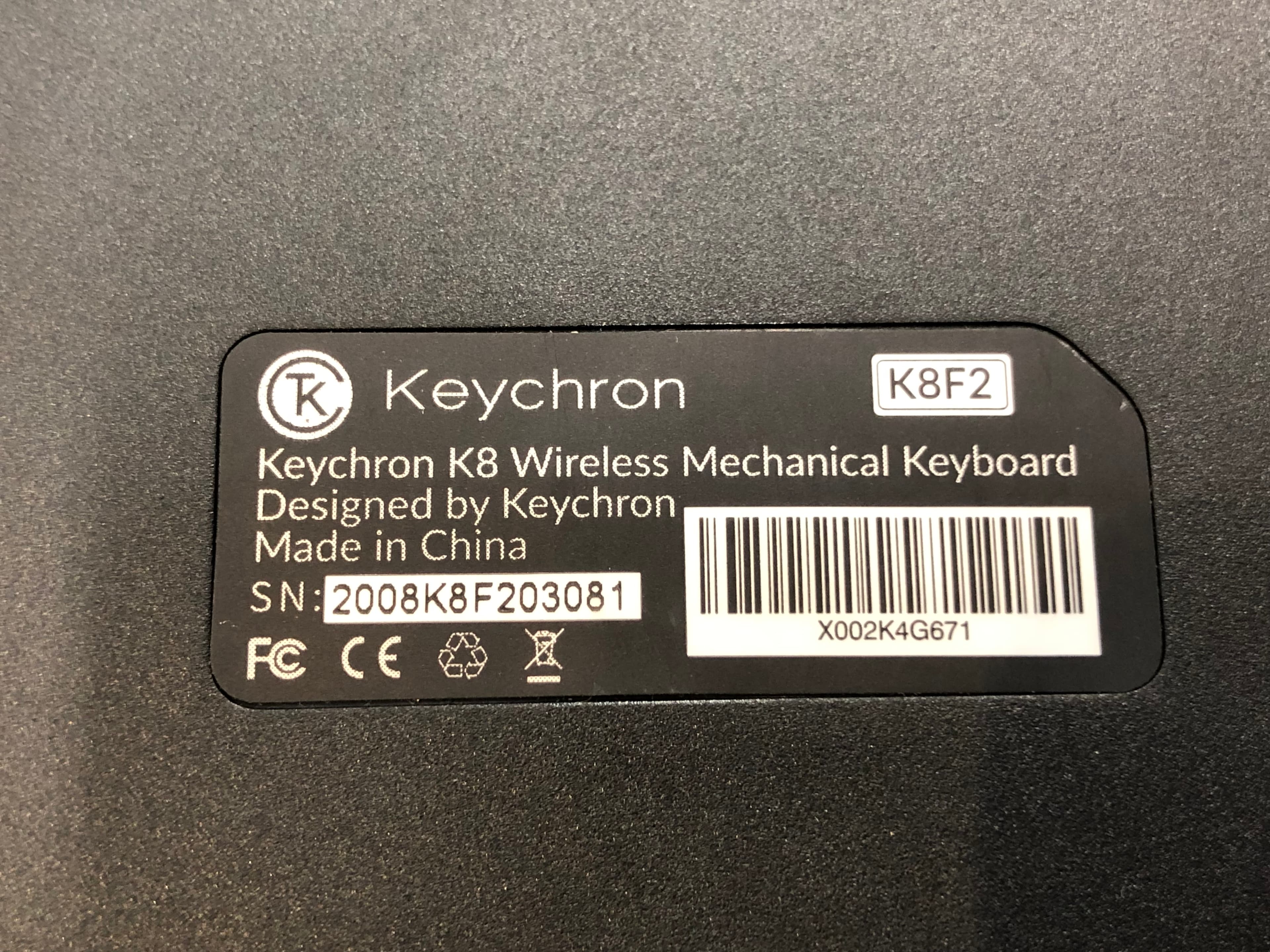 Keychron K8 Wireless Mechanical Keyboard Pre-Owned - Thumbnail 2