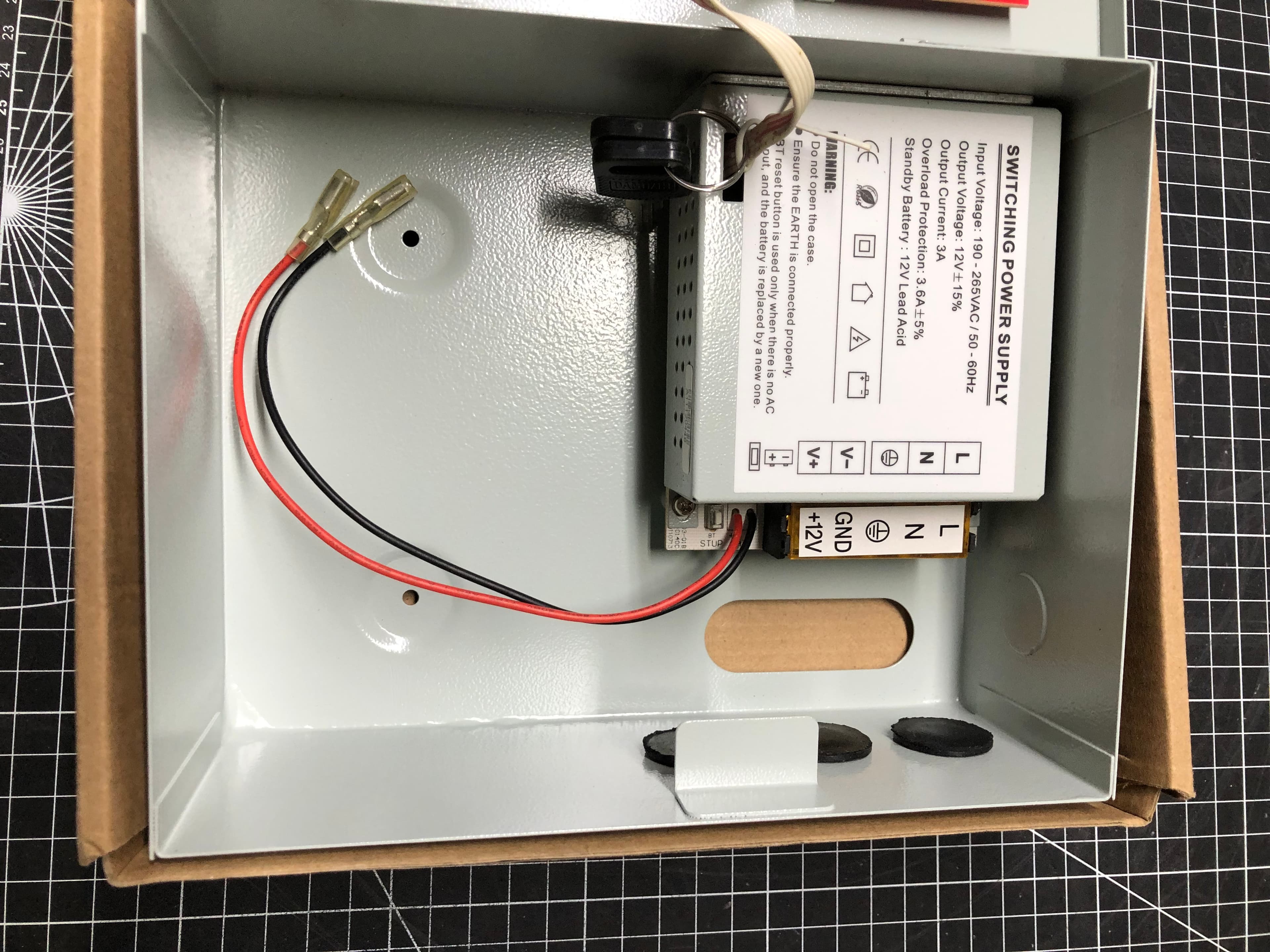 PS08 Switching Power Supply with Battery Backup (12V/3A) - Like New Condition  - Thumbnail 7