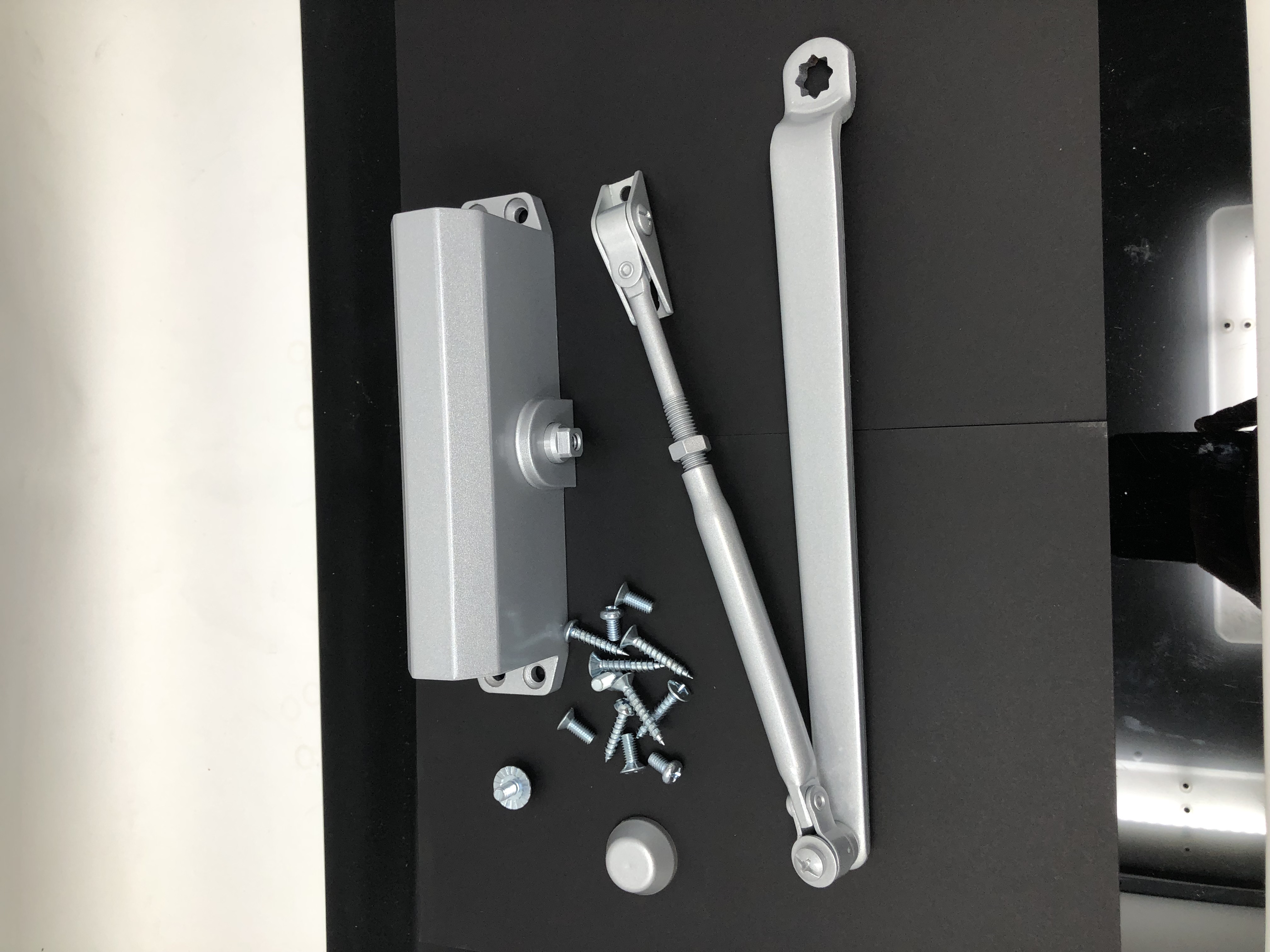 VI-S214 Door Closer - New, Durable Silver Finish - Thumbnail 4