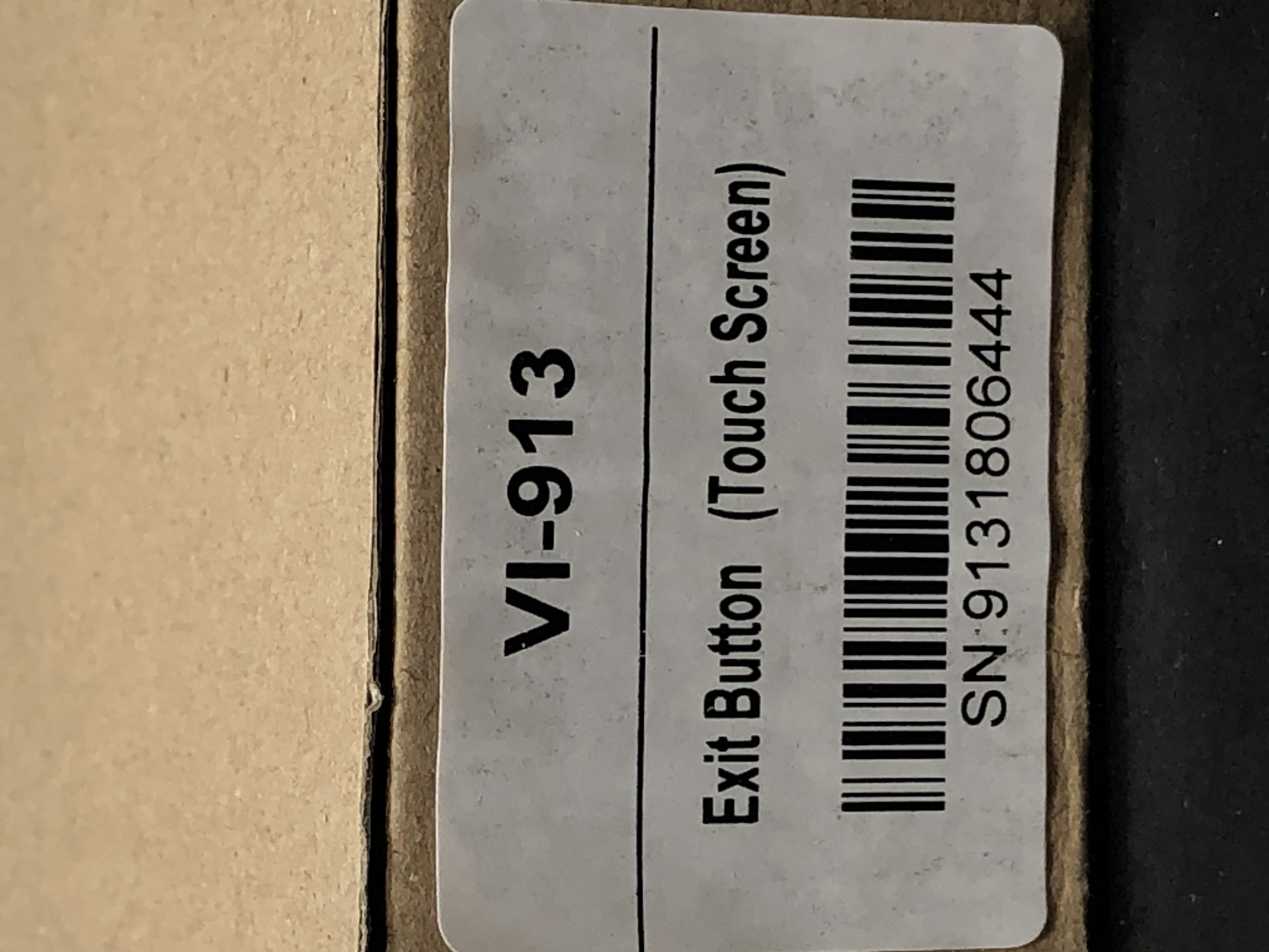 VI-913 Exit Button Touch Screen - New, Modern Access Control System - Thumbnail 2