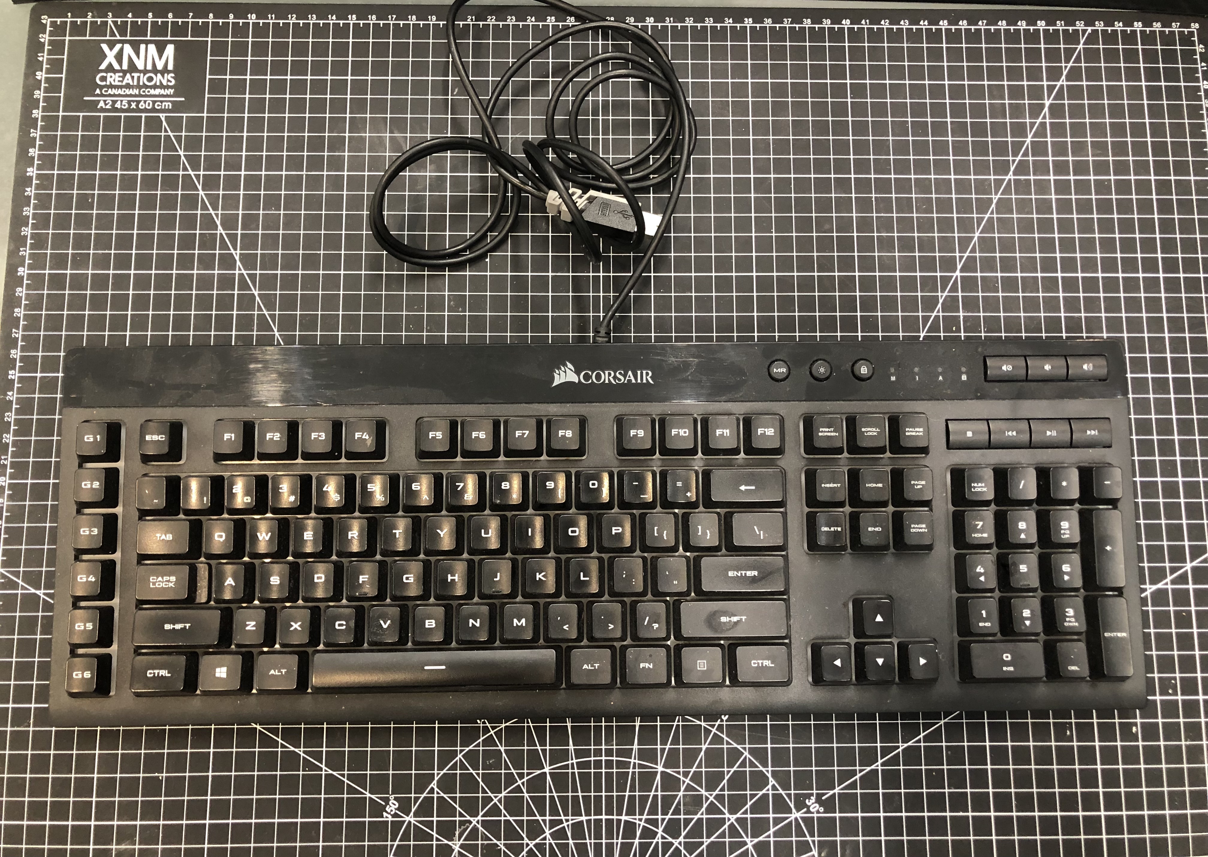 Corsair K55 RGB Gaming Keyboard USB Wired Pre-Owned - Thumbnail 2